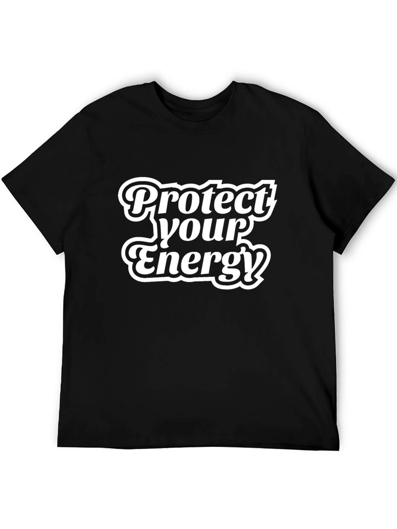 Protect Your Energy Graphic Tee - Black