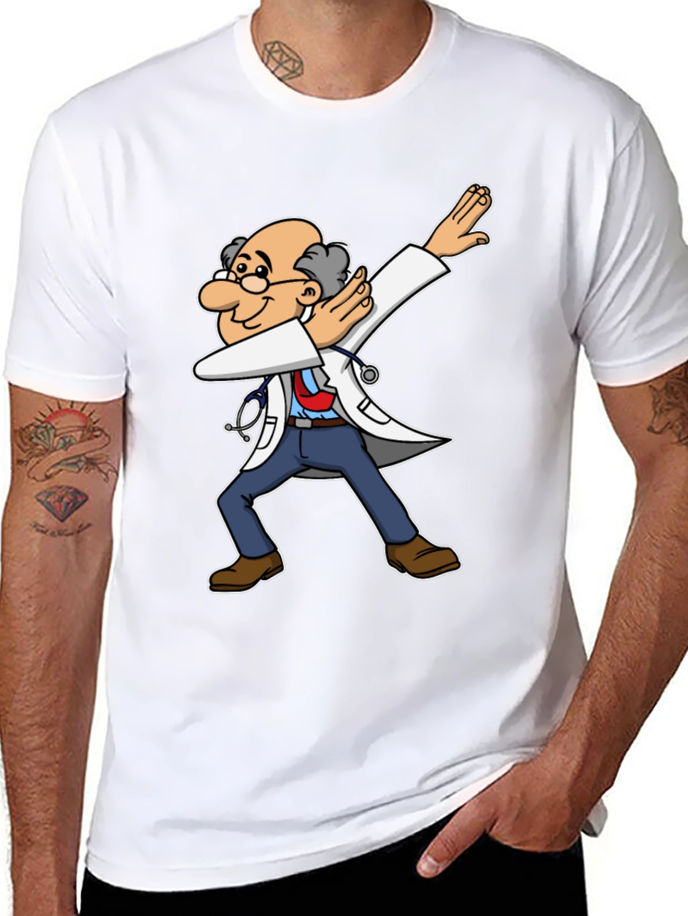 Dabbing Doctor T-Shirt - Funny Medical Tee