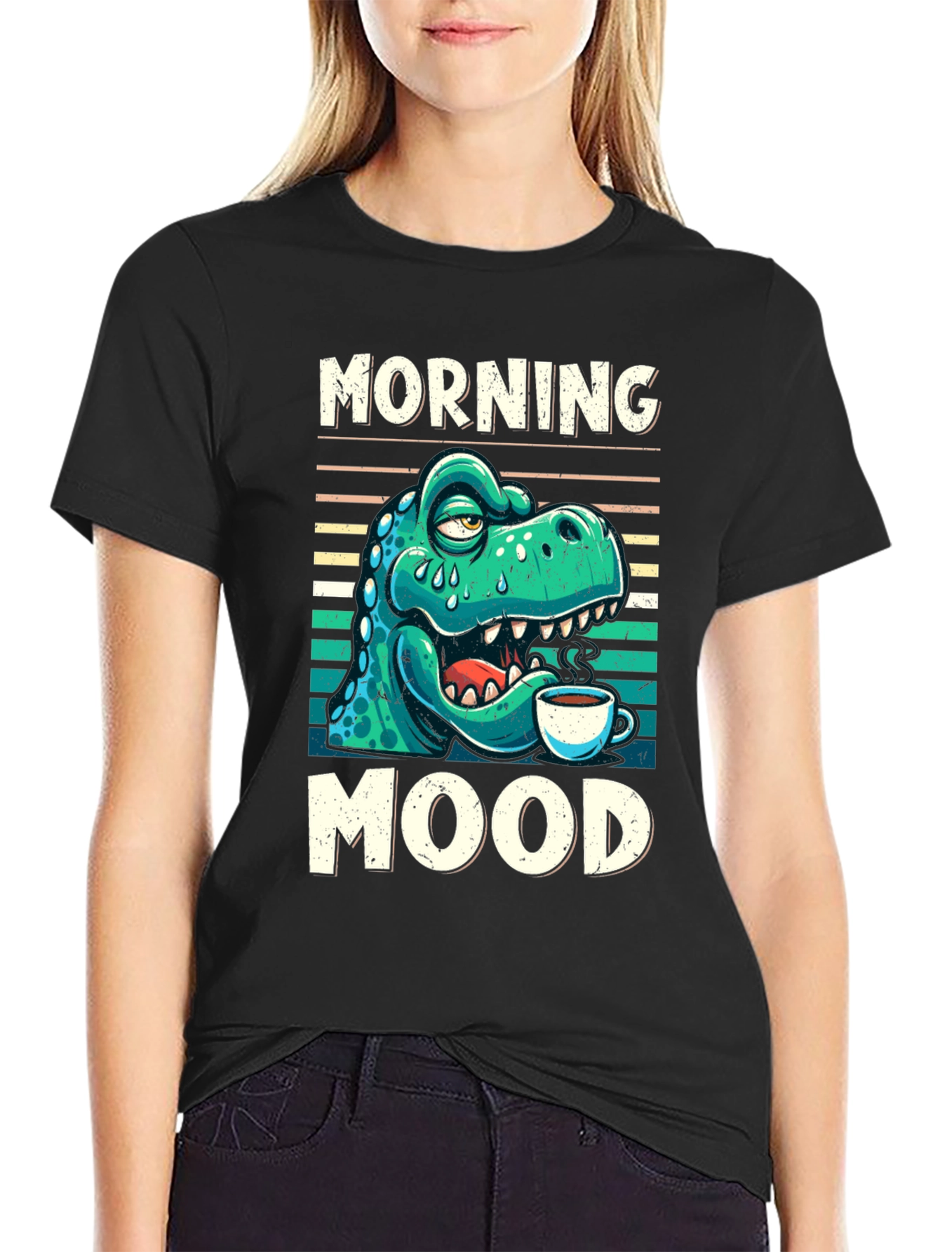 Morning Mood Dinosaur T-Shirt
