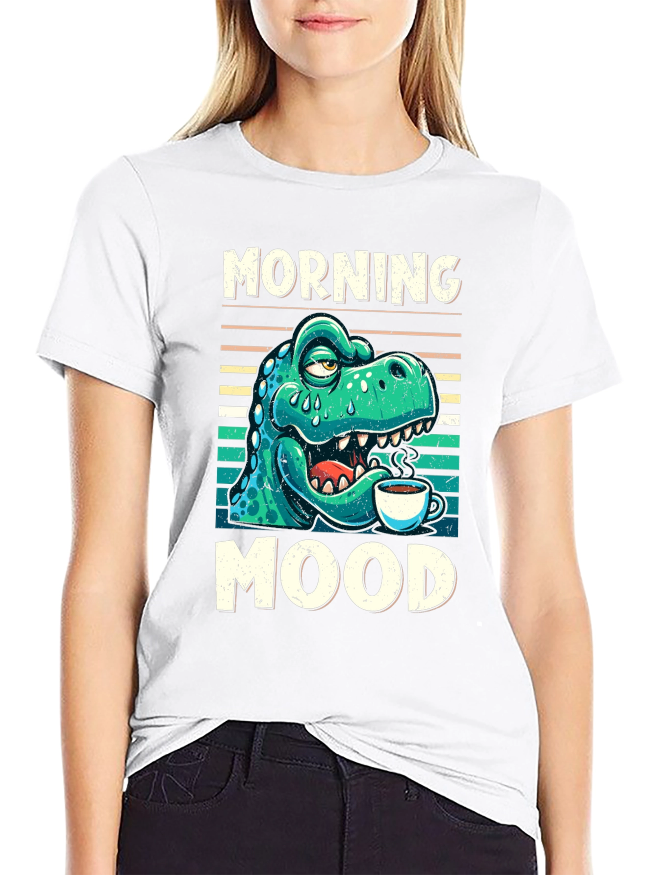 Morning Mood Dinosaur T-Shirt
