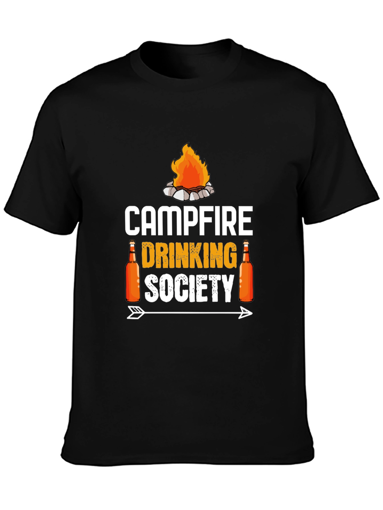 Campfire Drinking Society Graphic T-Shirt