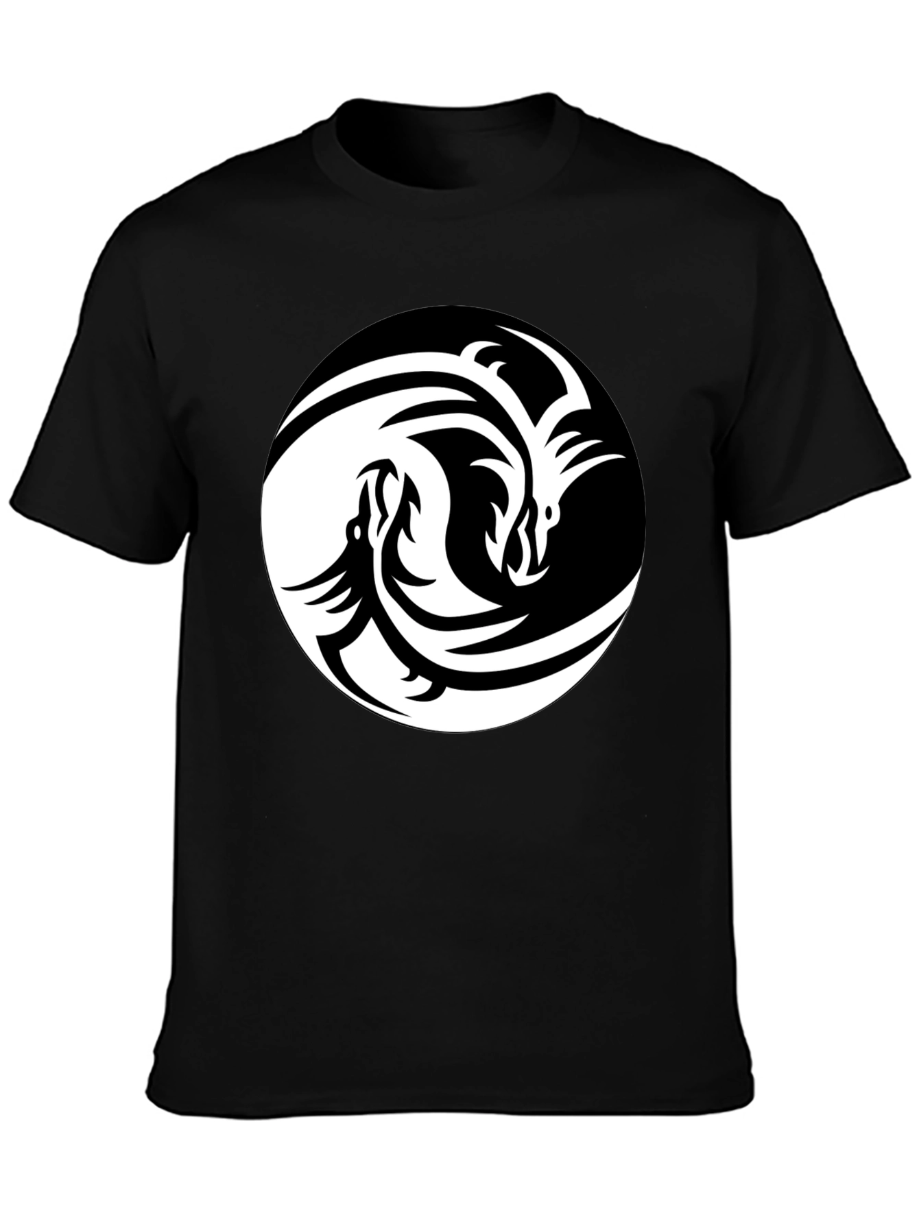 Yin Yang Dragon Graphic Tee
