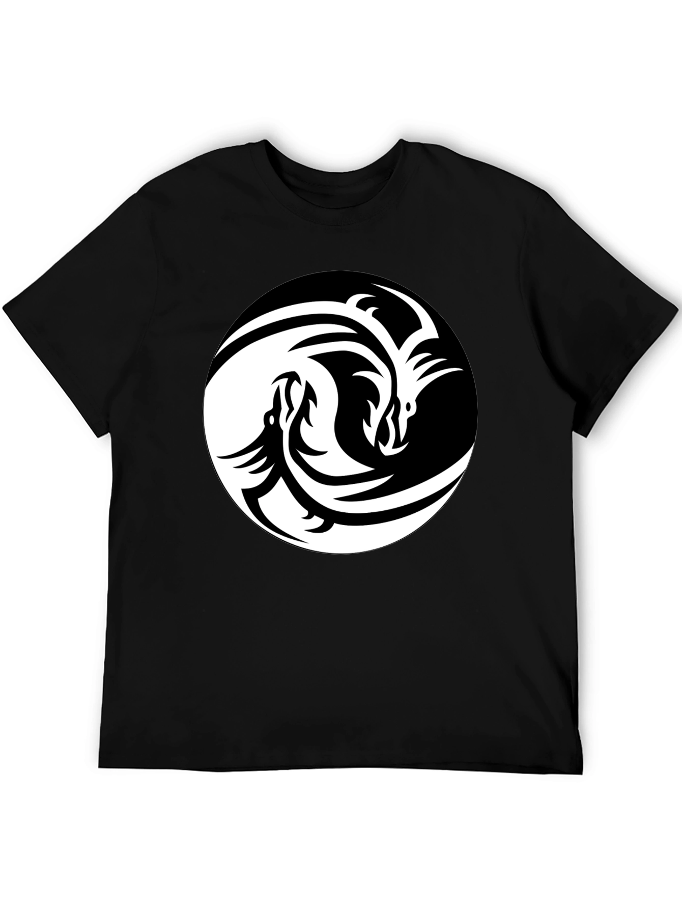 Yin Yang Dragon Graphic Tee