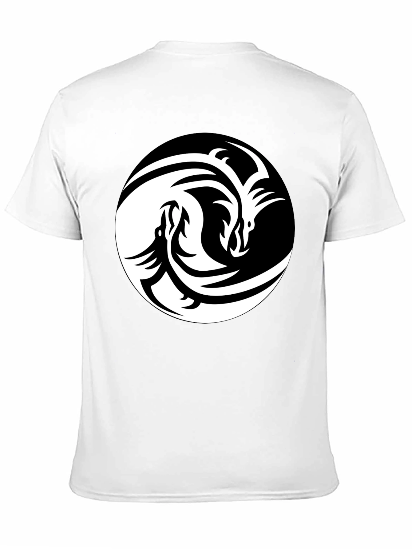 Yin Yang Dragon Graphic Tee