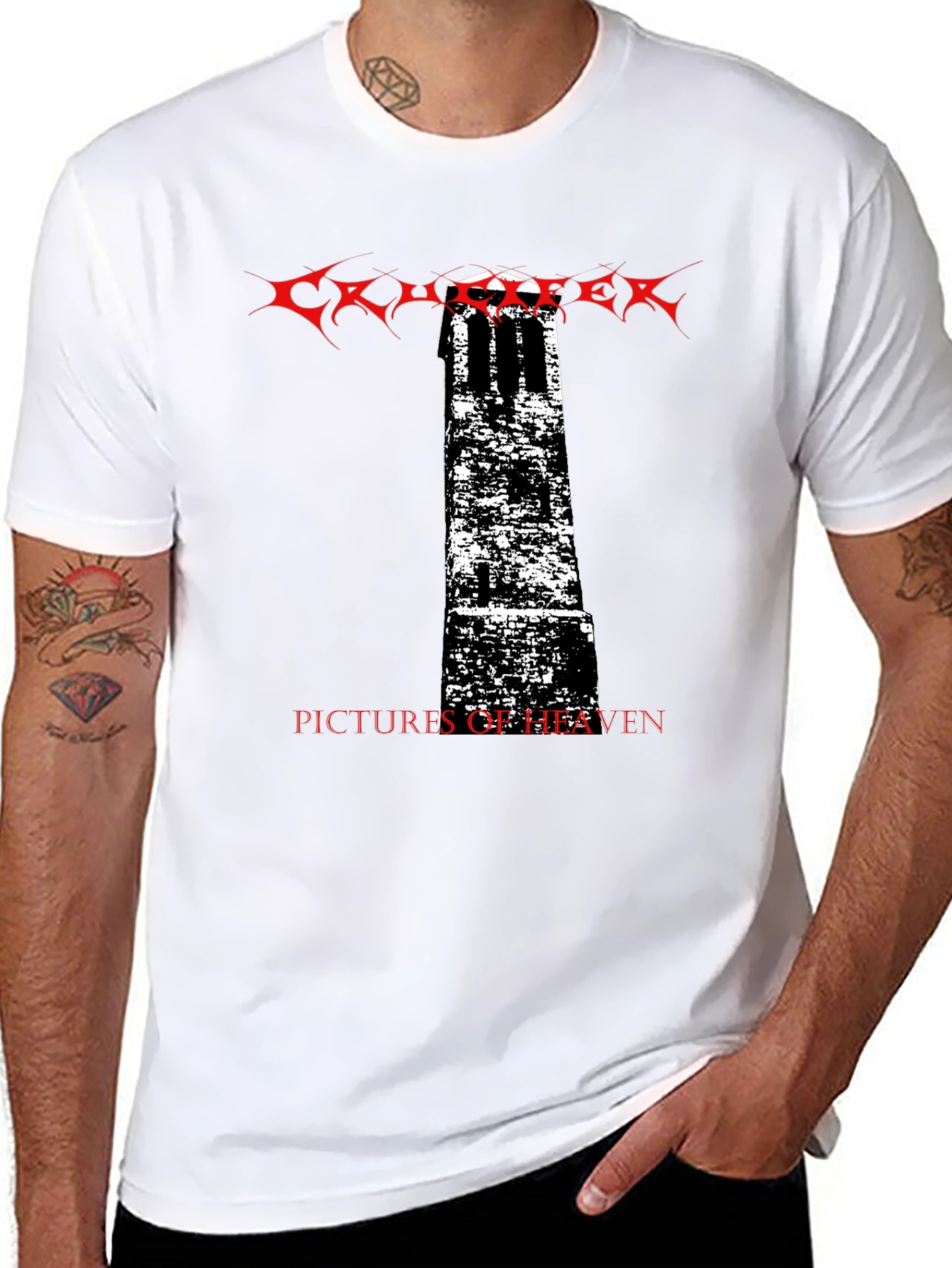 Crucifier Pictures of Heaven Black T-Shirt
