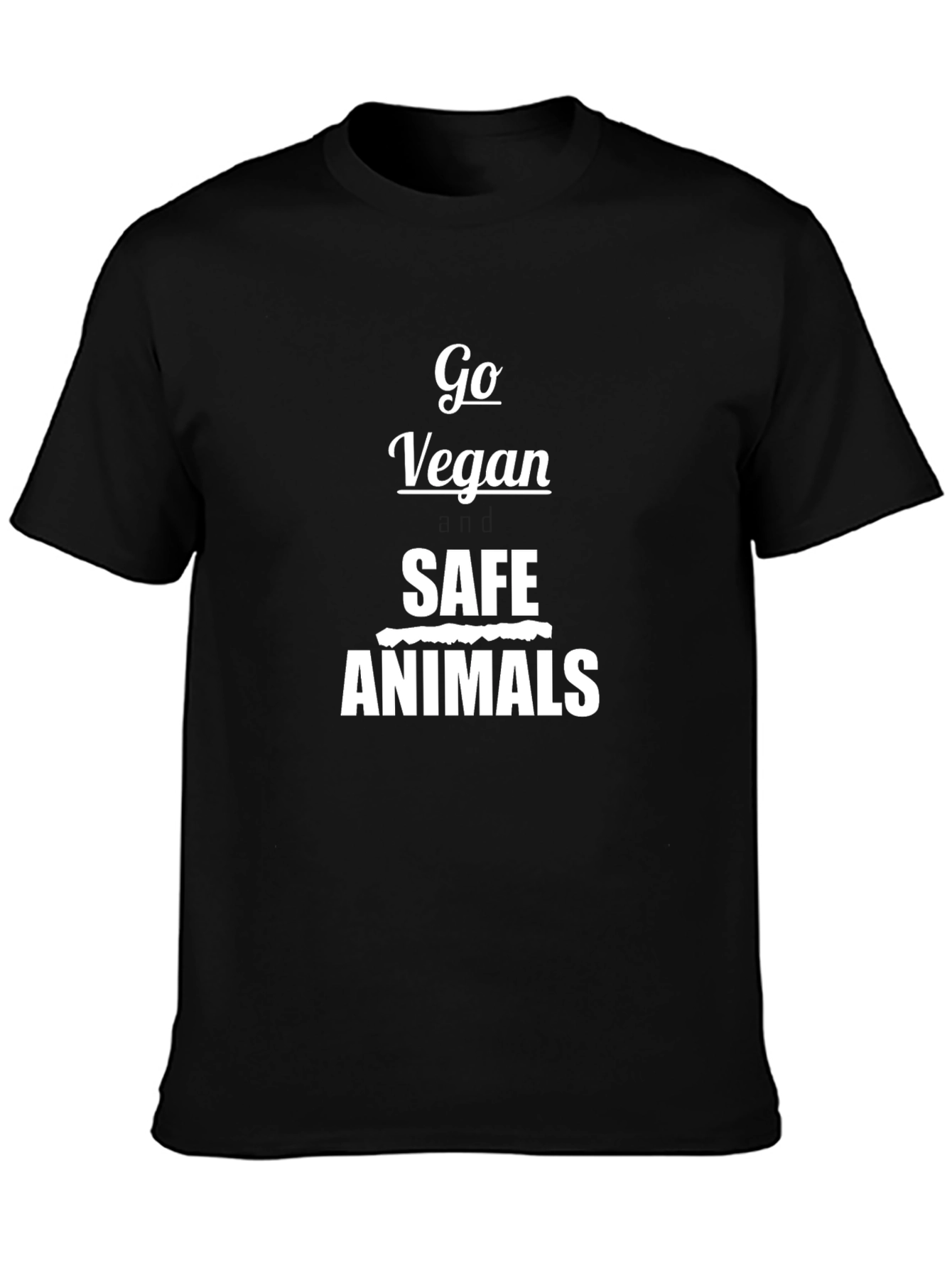 Go Vegan Save Animals Graphic Tee - Unisex T-Shirt