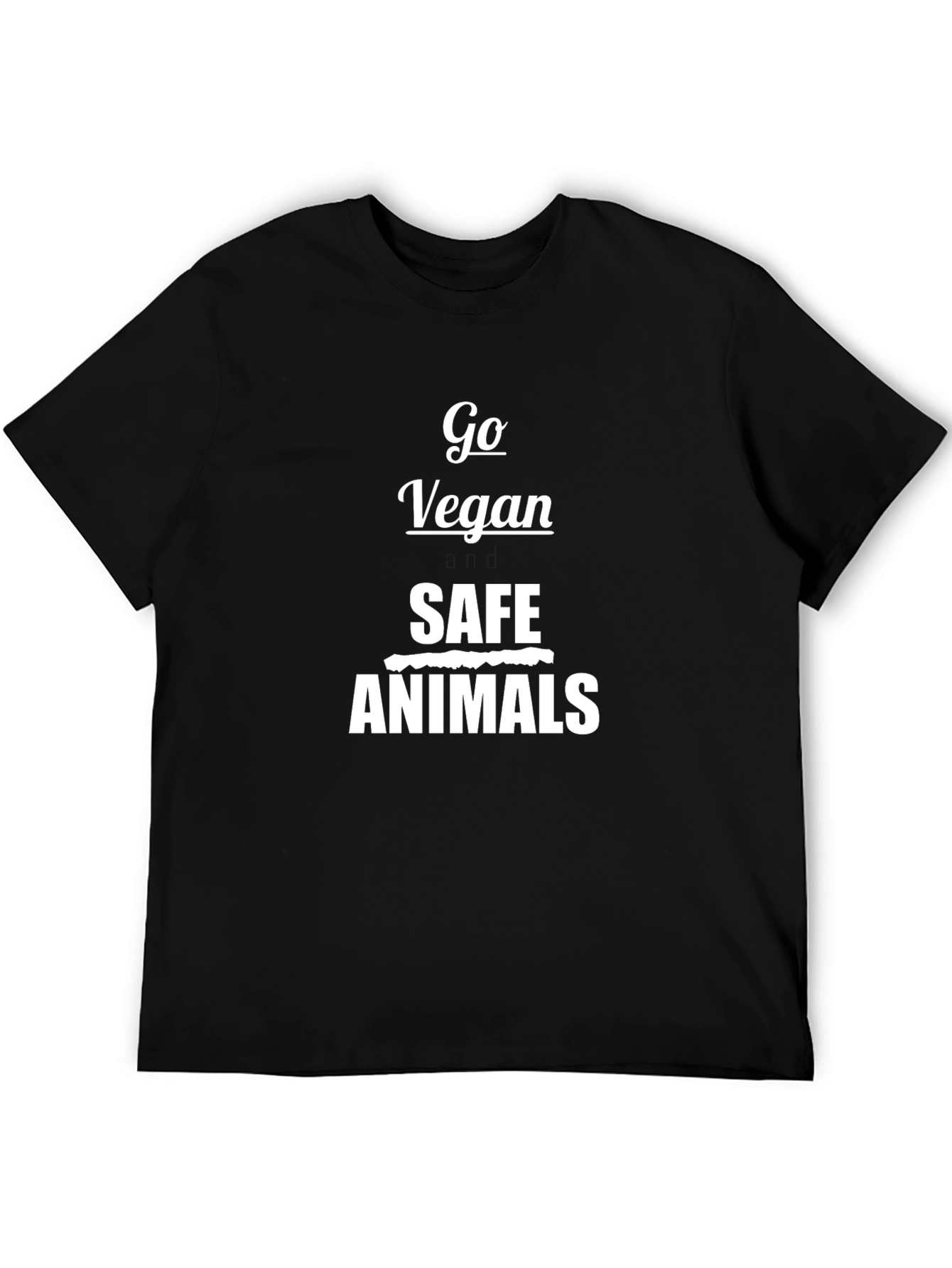 Go Vegan Save Animals Graphic Tee - Unisex T-Shirt