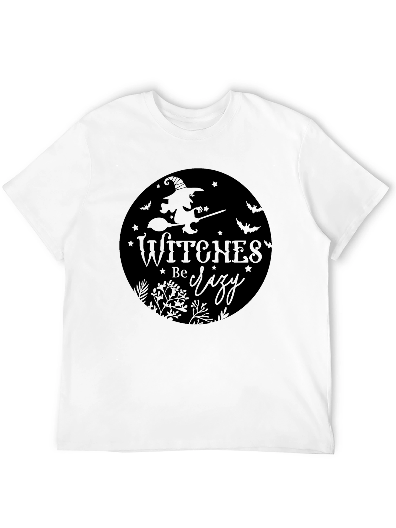Witches Be Crazy Black Graphic Tee