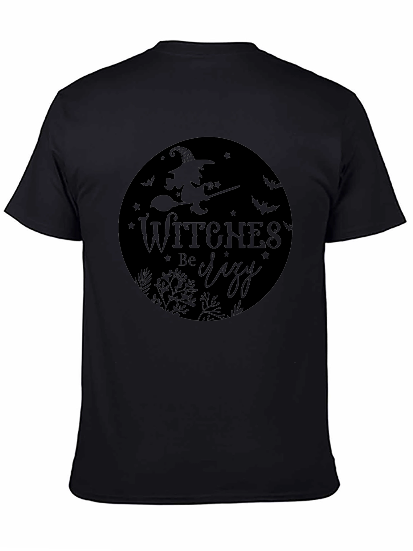 Witches Be Crazy Black Graphic Tee