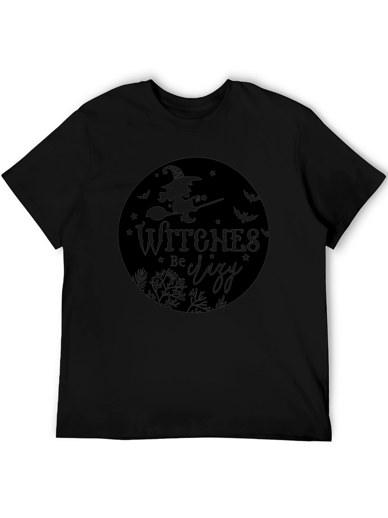 Witches Be Crazy Black Graphic Tee