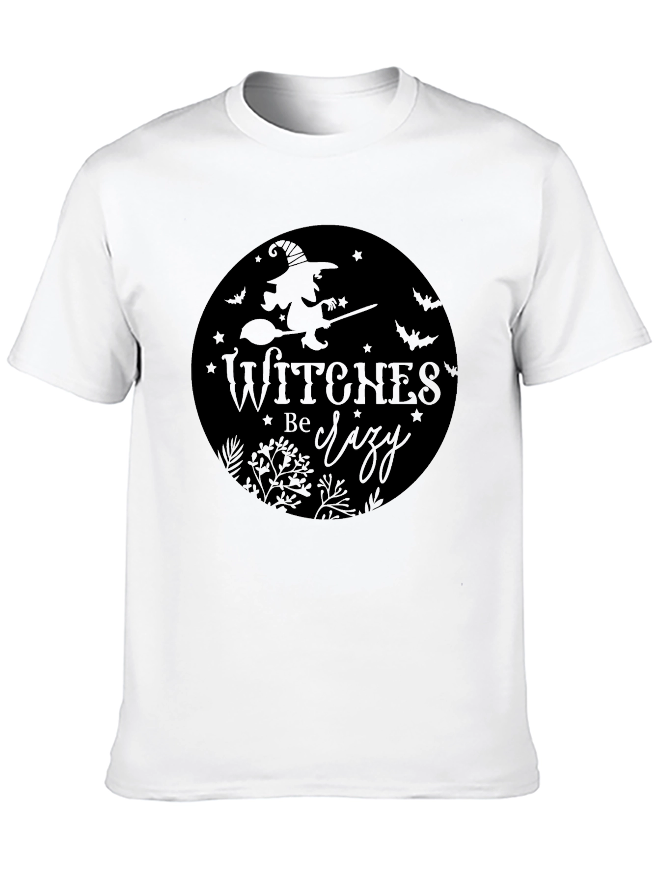 Witches Be Crazy Black Graphic Tee