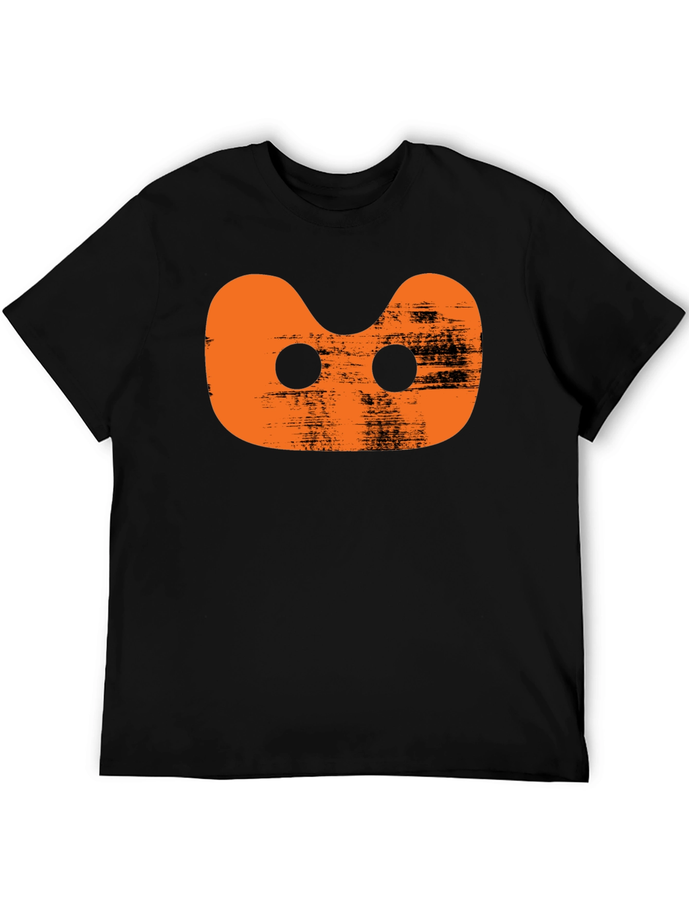 Orange Alien Black T-Shirt