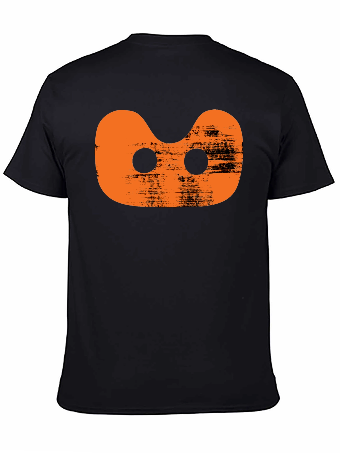 Orange Alien Black T-Shirt