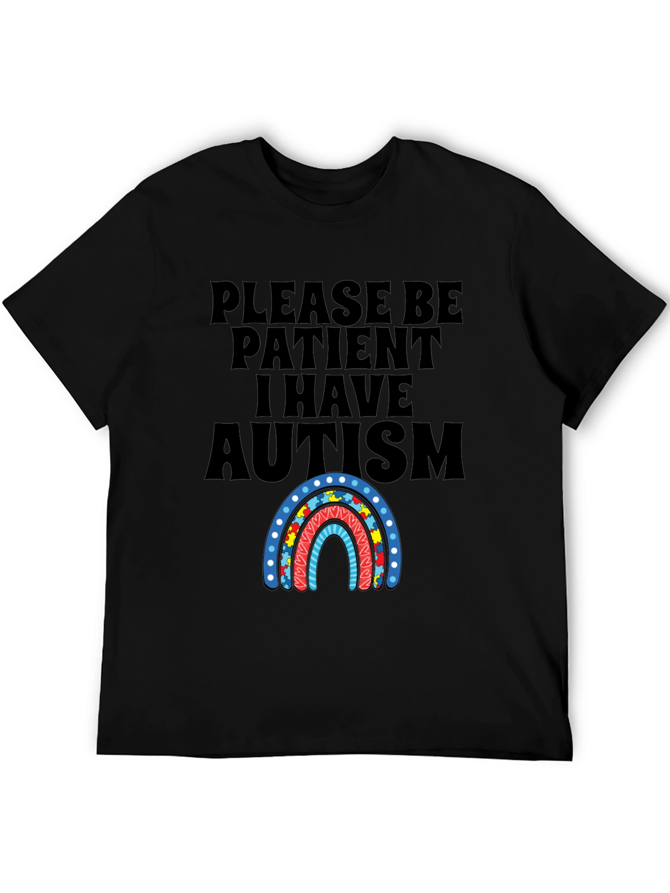Autism Awareness Graphic T-Shirt - Please Be Patient