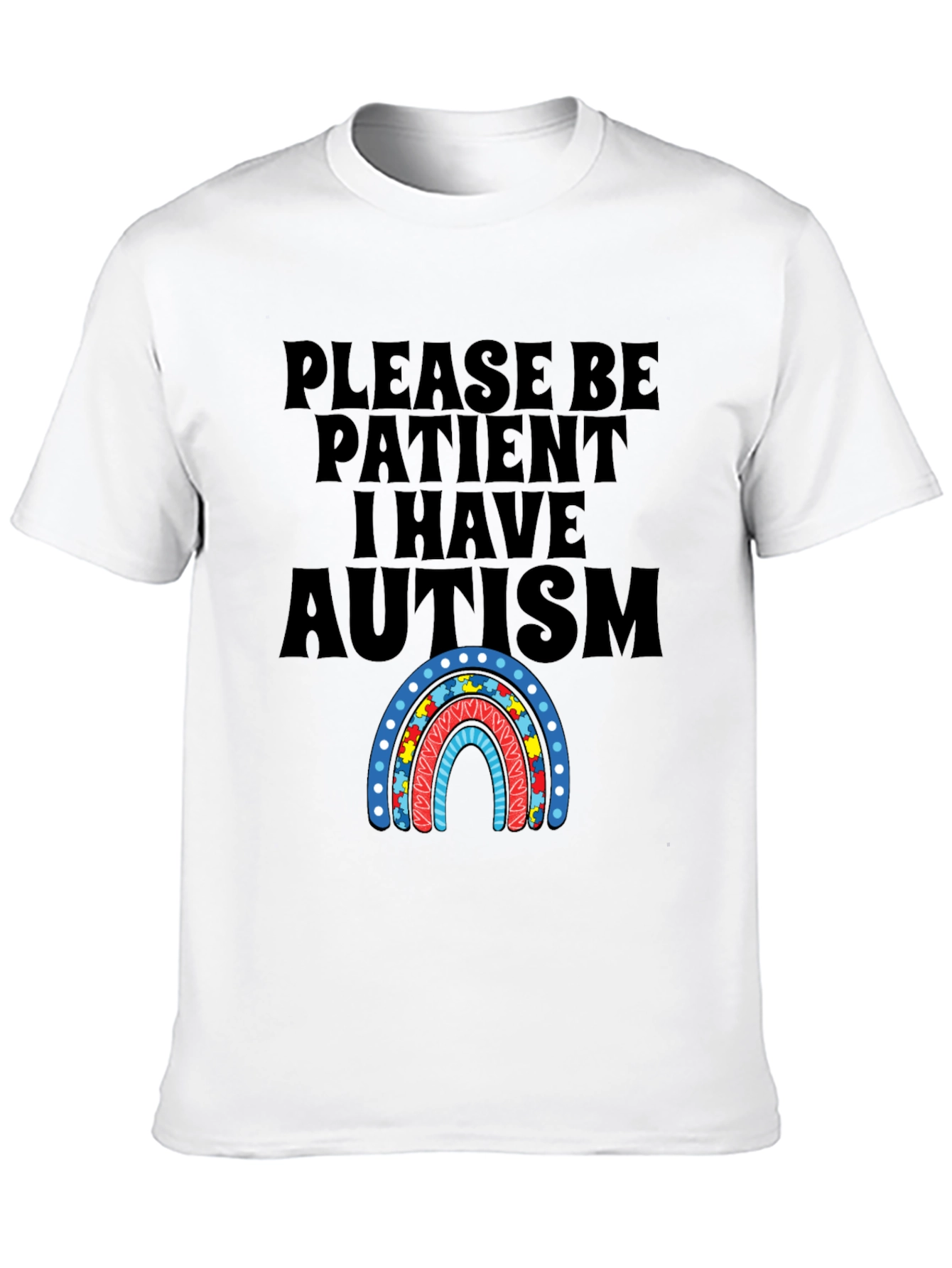 Autism Awareness Graphic T-Shirt - Please Be Patient