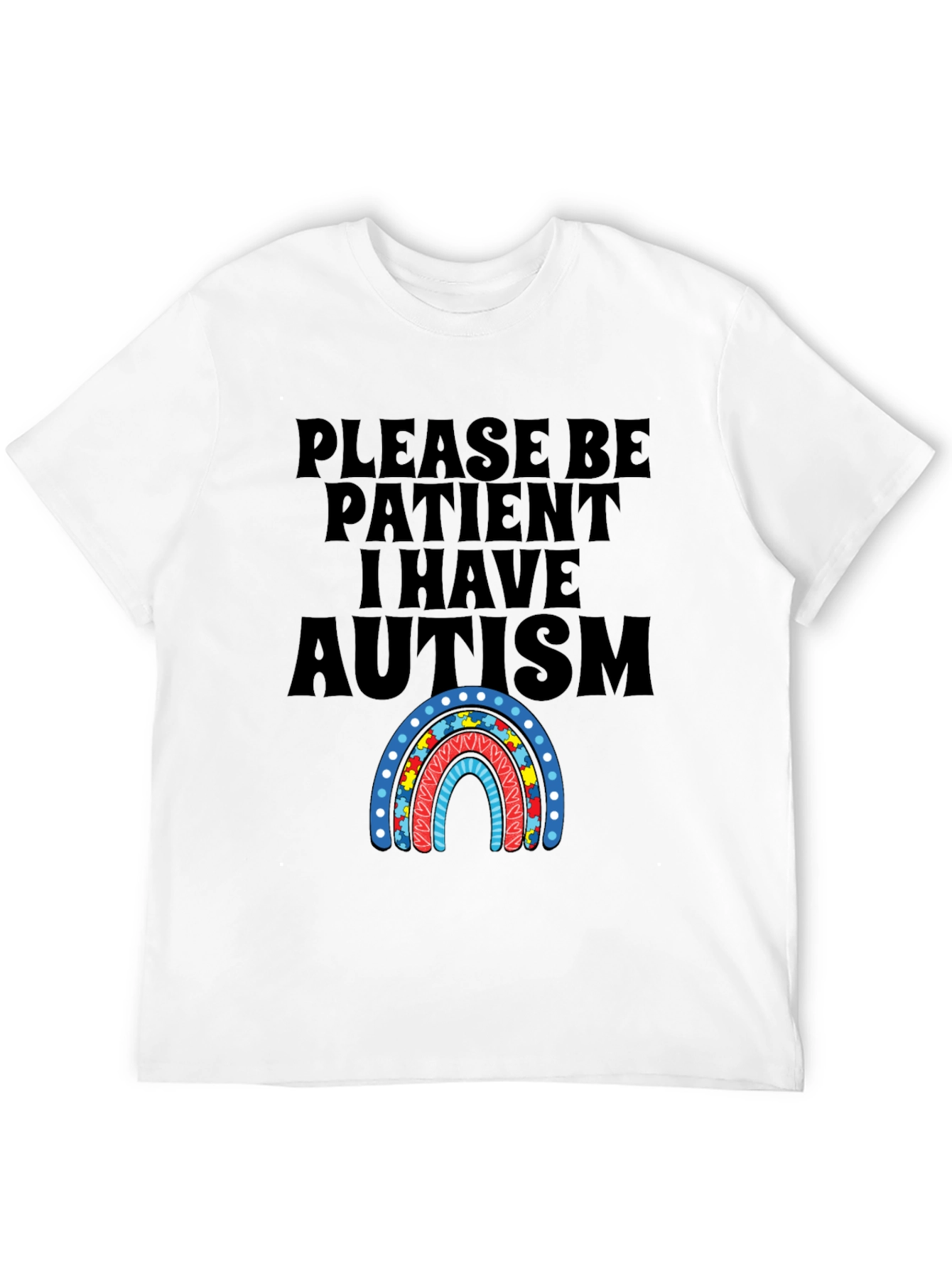 Autism Awareness Graphic T-Shirt - Please Be Patient