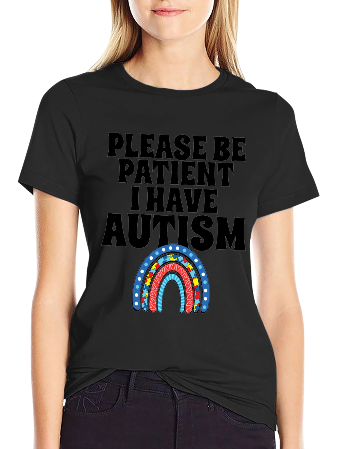Autism Awareness Graphic T-Shirt - Please Be Patient
