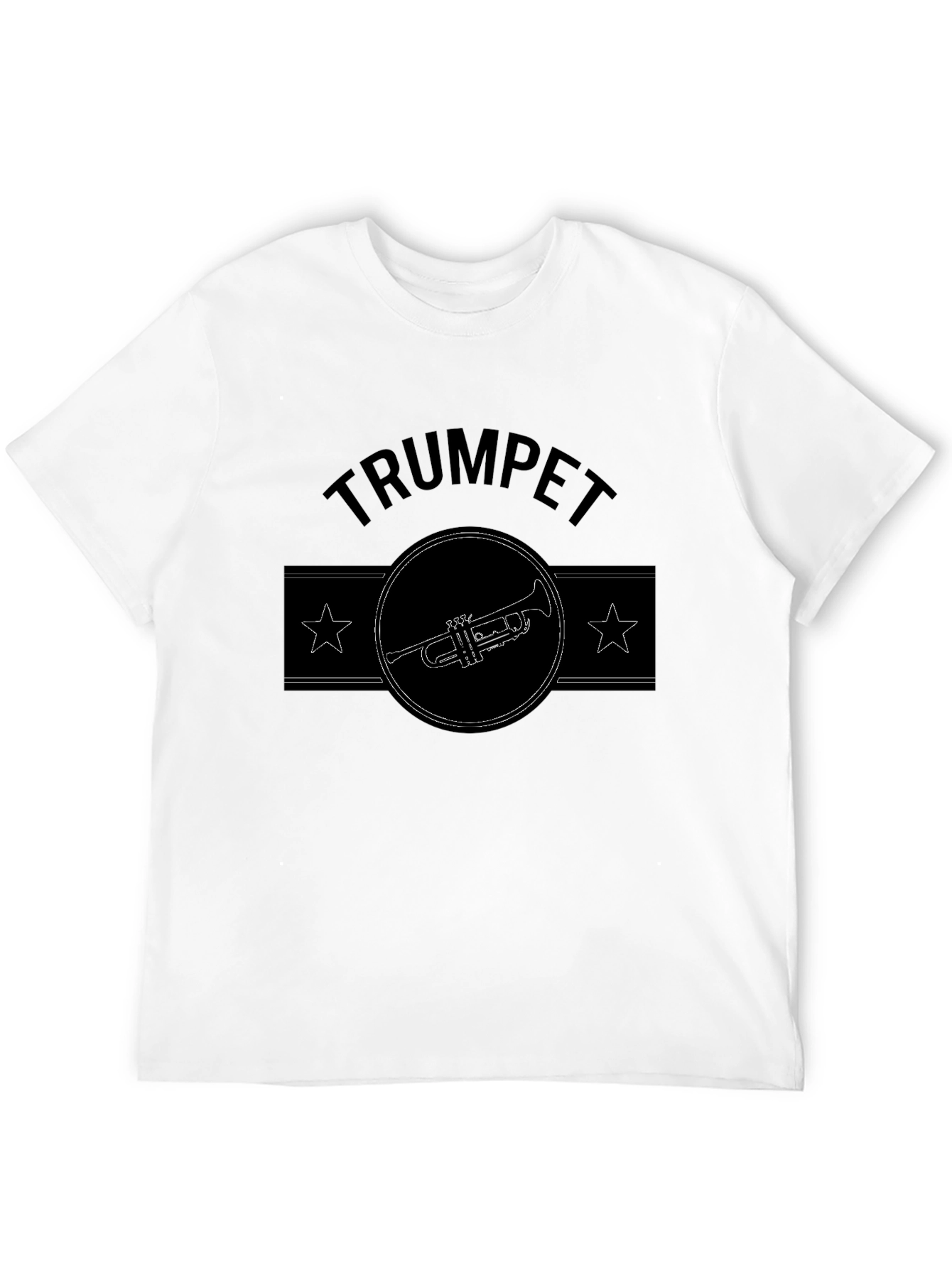 Trumpet Graphic Black T-Shirt