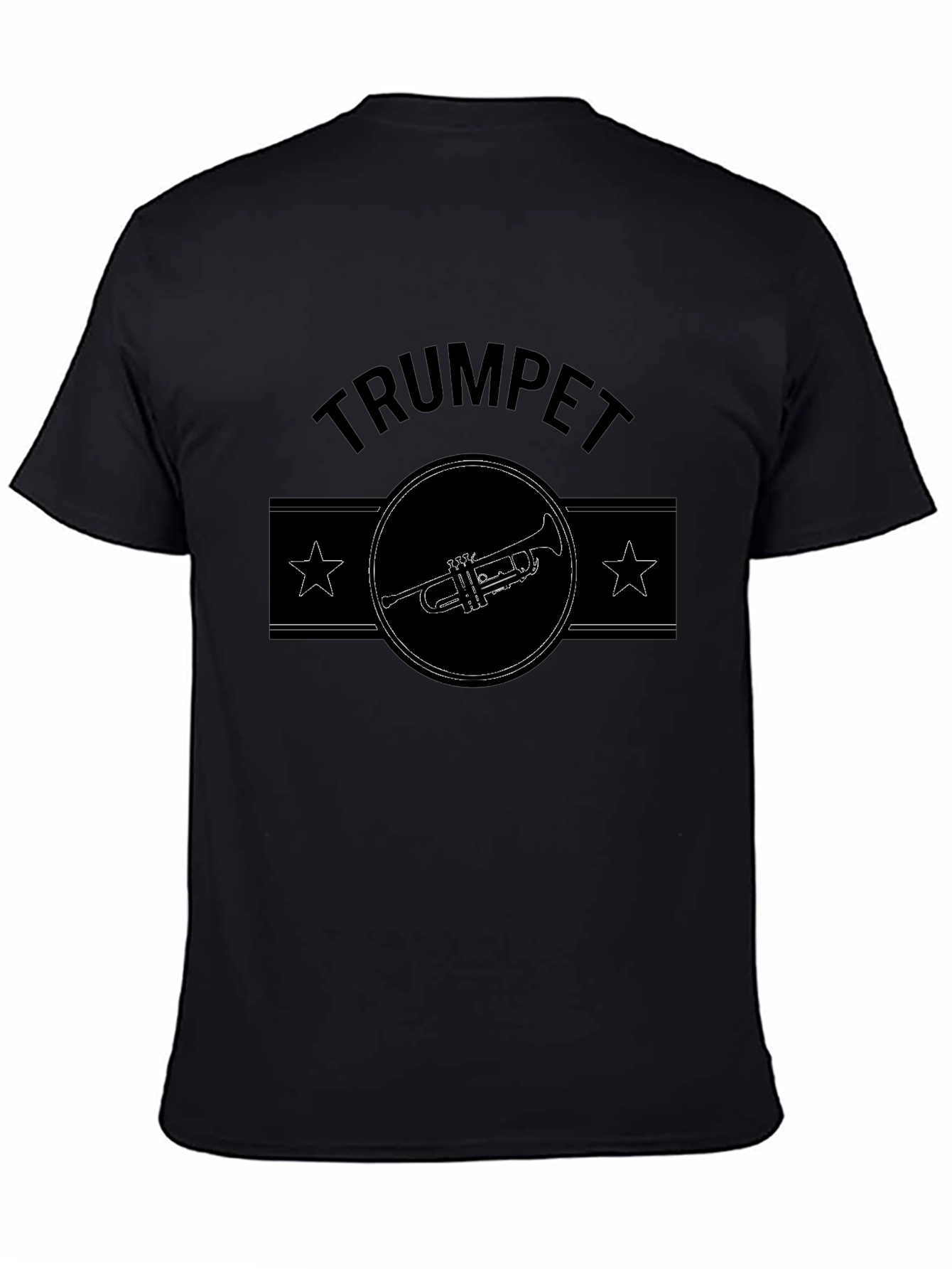 Trumpet Graphic Black T-Shirt