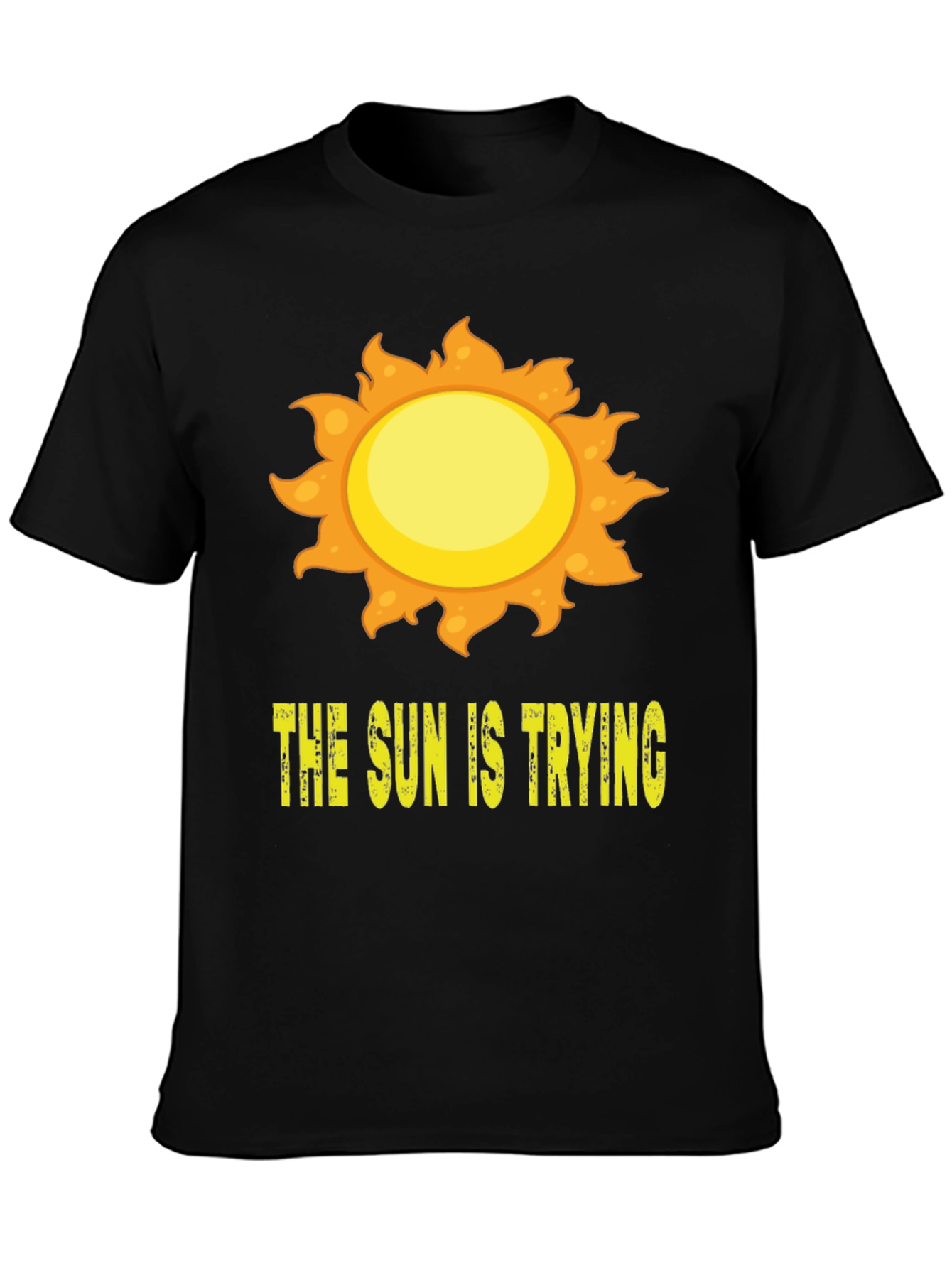 The Sun Is Trying Graphic Tee