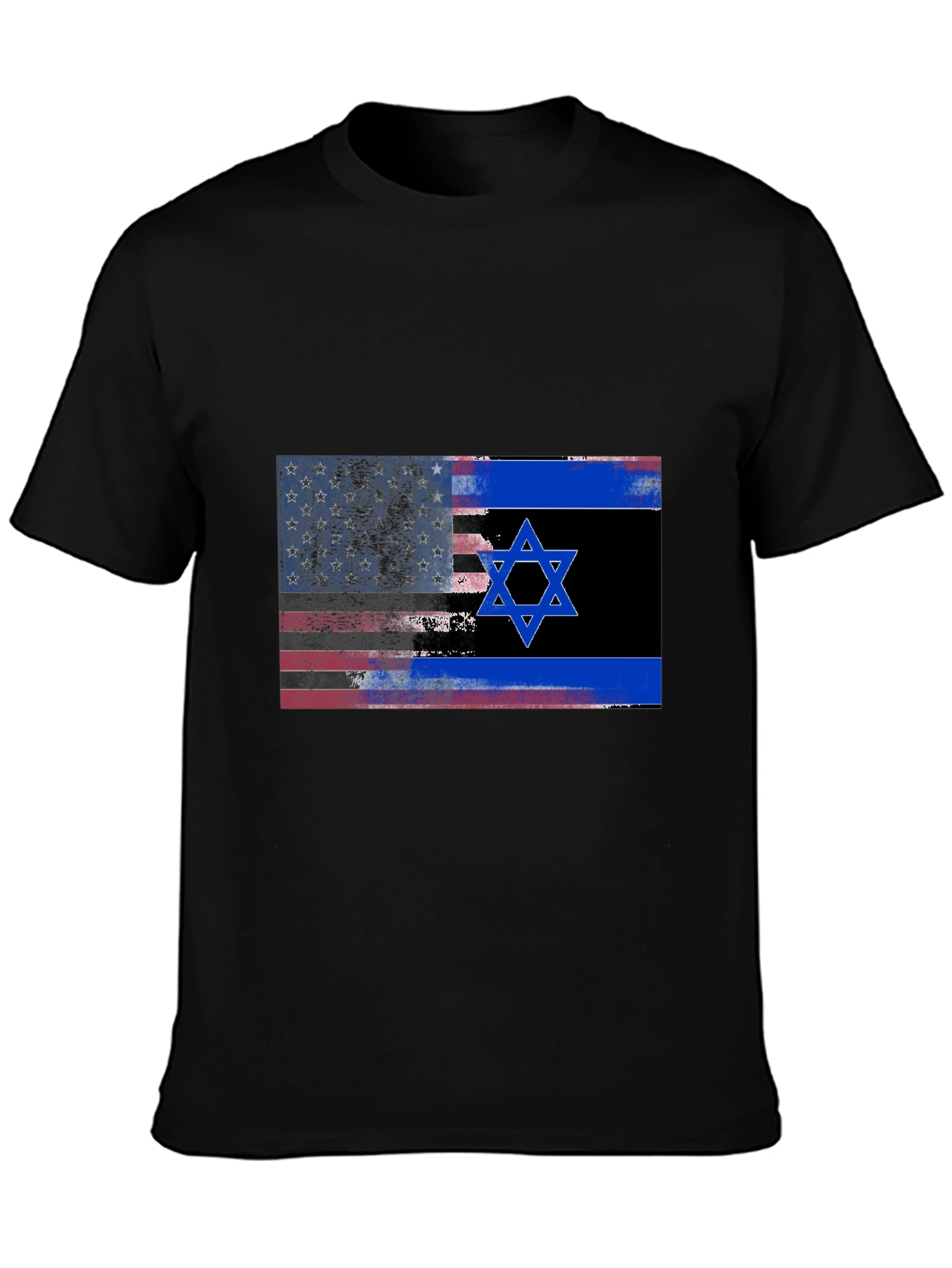 USA Israel Flag Graphic T-Shirt