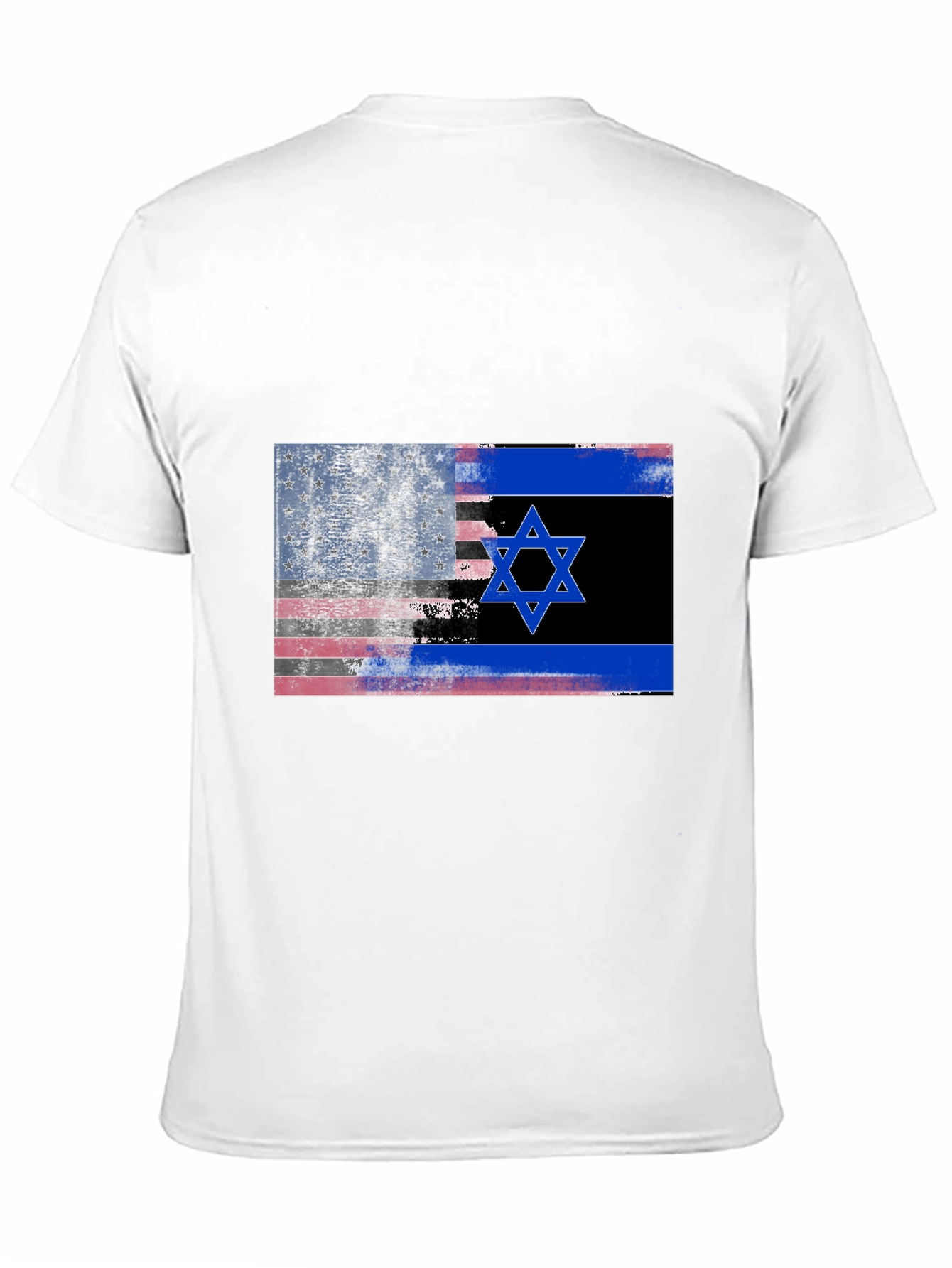 USA Israel Flag Graphic T-Shirt