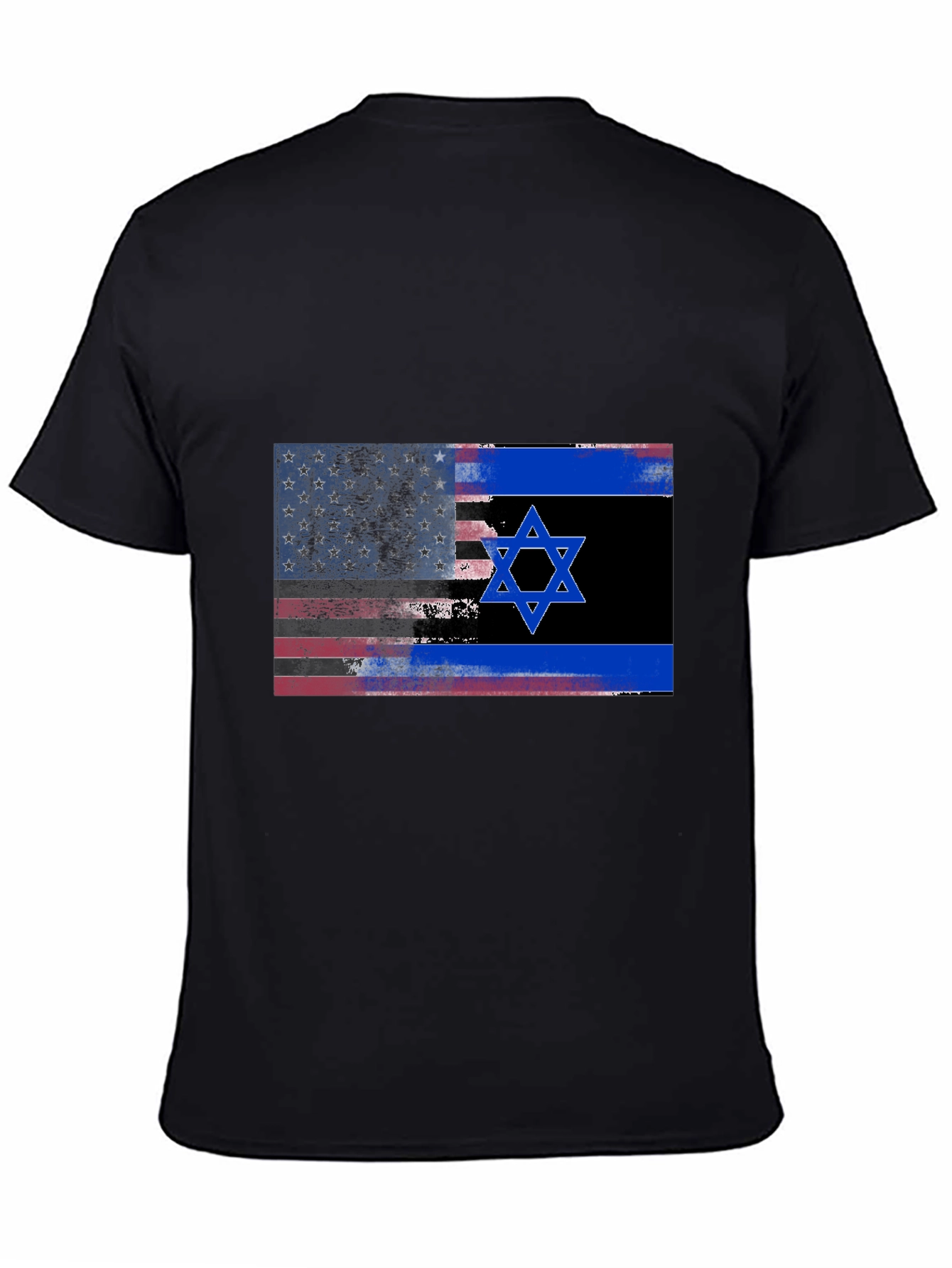 USA Israel Flag Graphic T-Shirt