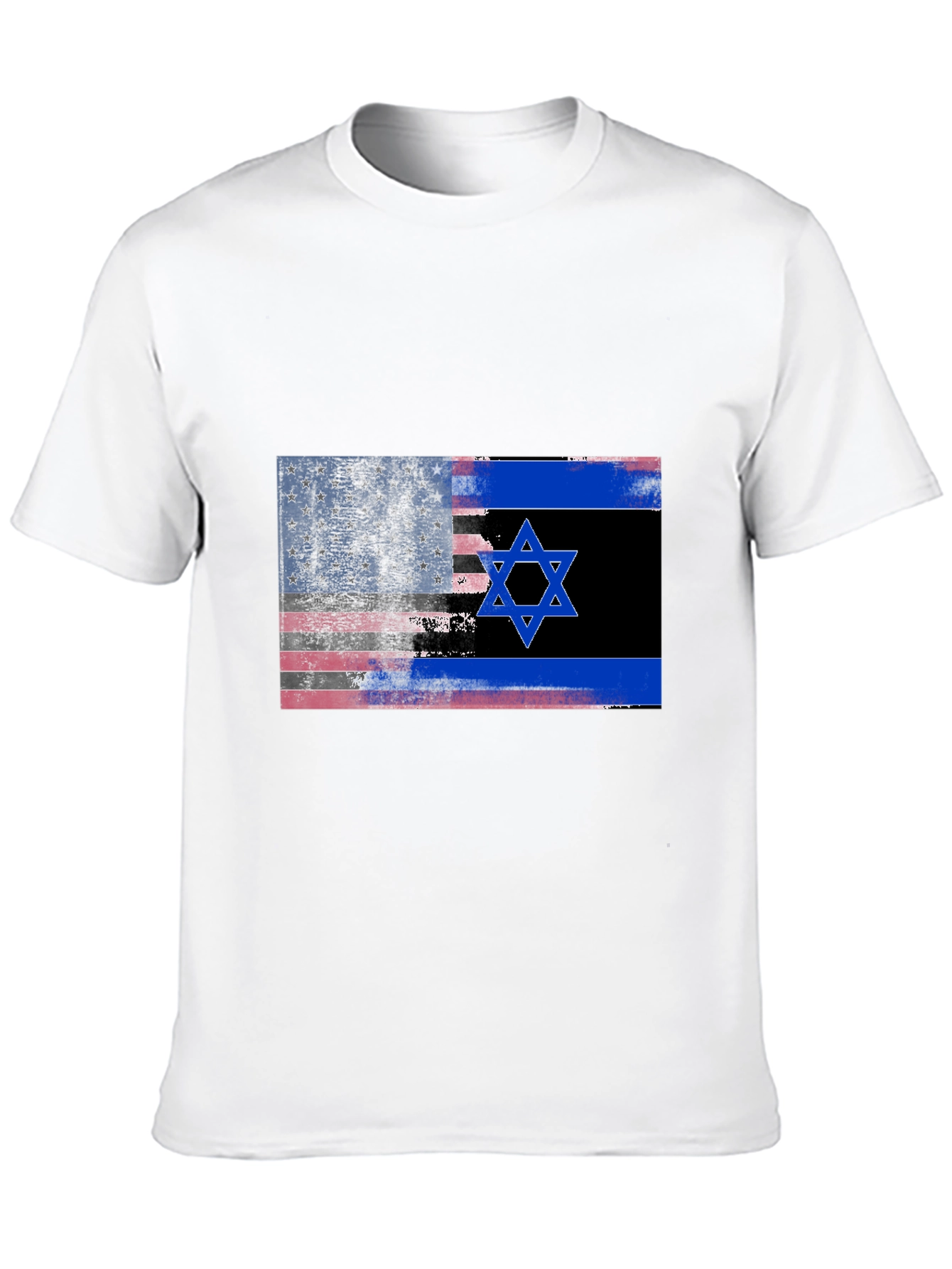 USA Israel Flag Graphic T-Shirt
