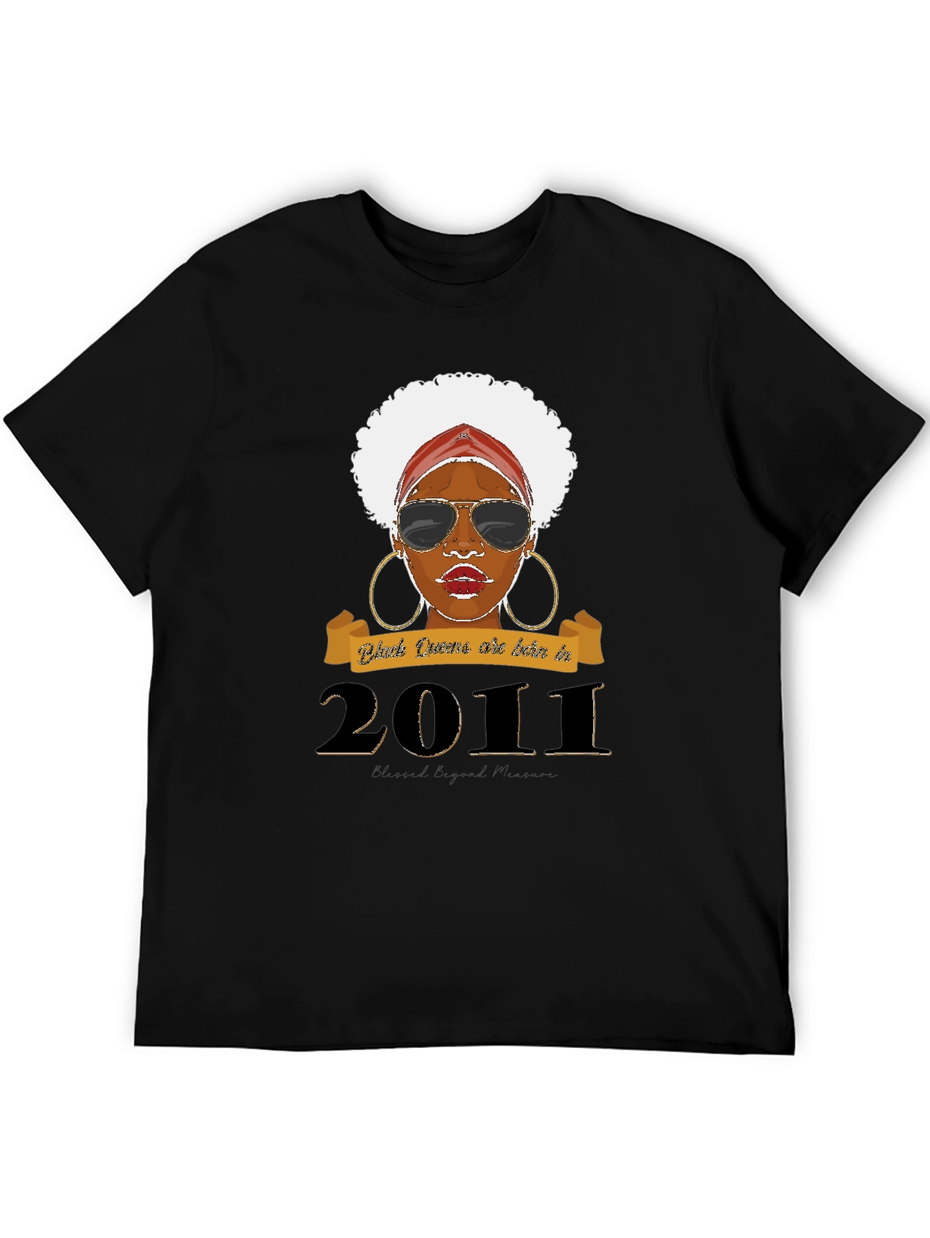 Black Queen Born in 2011 Graphic Tee