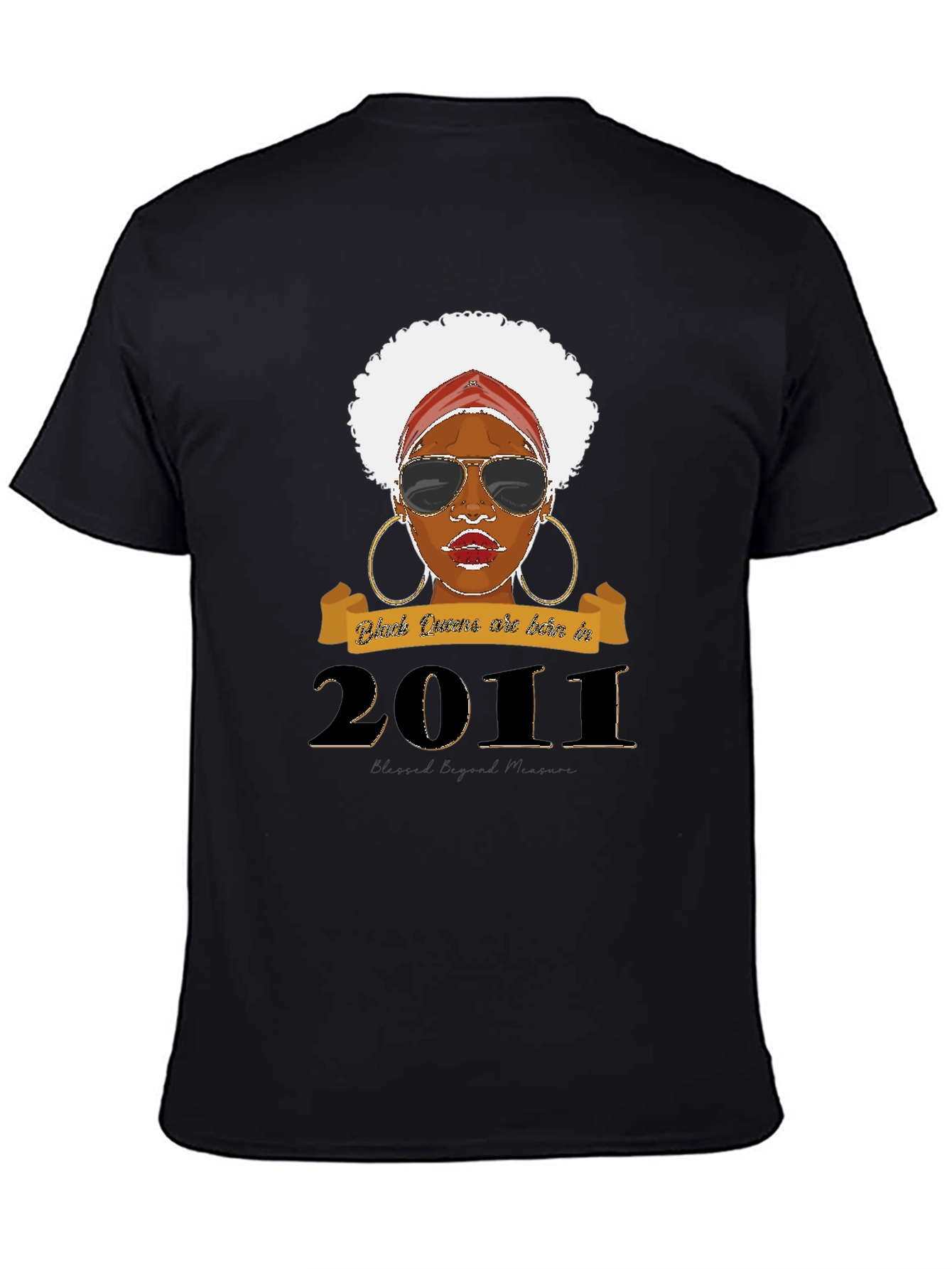 Black Queen Born in 2011 Graphic Tee