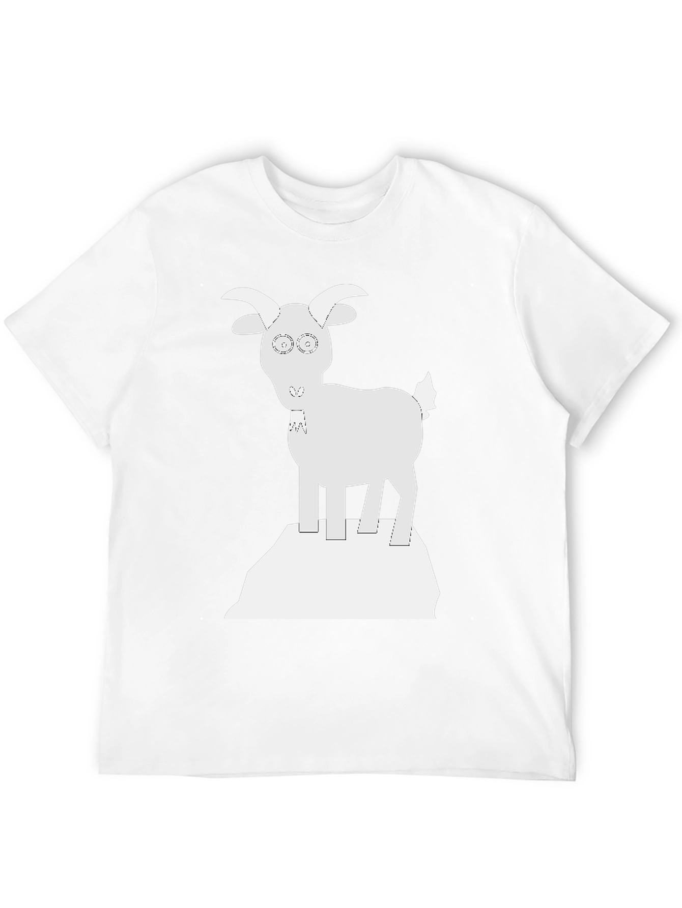 Goat on a Rock Graphic Tee - Black