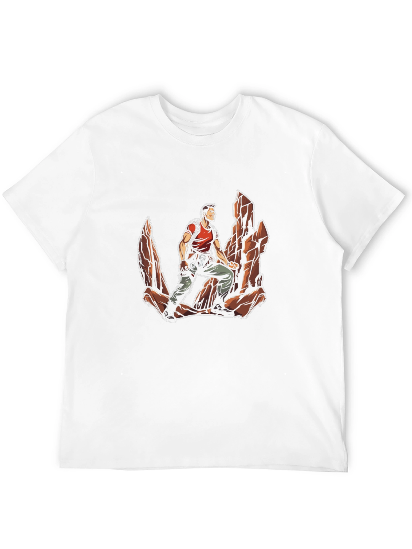 Rock Climber Graphic T-Shirt