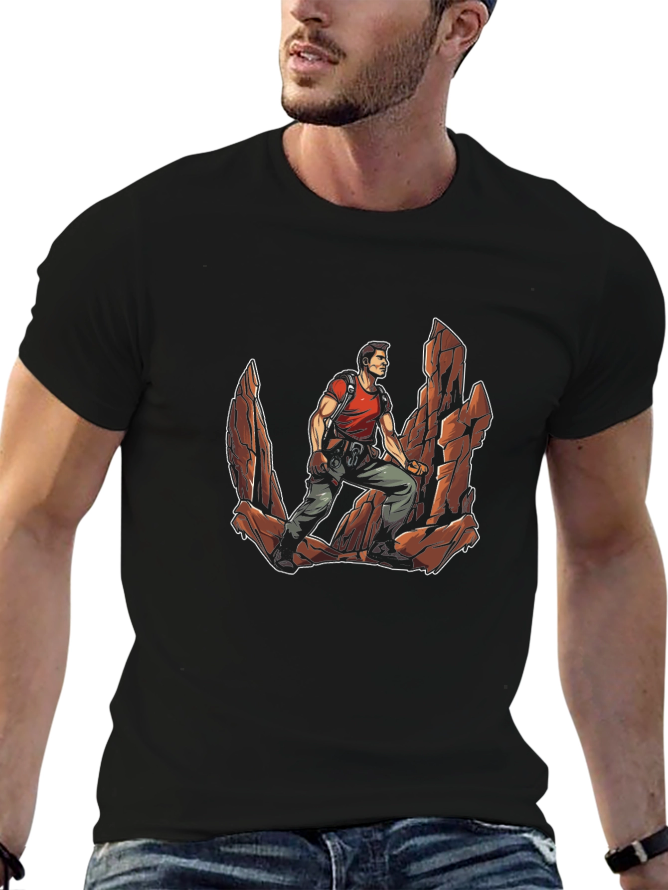 Rock Climber Graphic T-Shirt