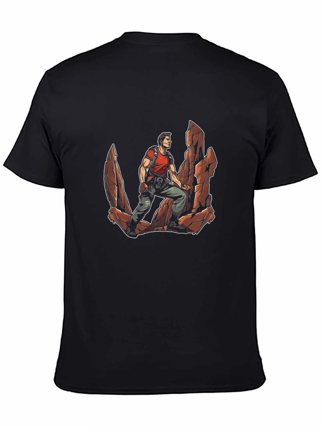 Rock Climber Graphic T-Shirt