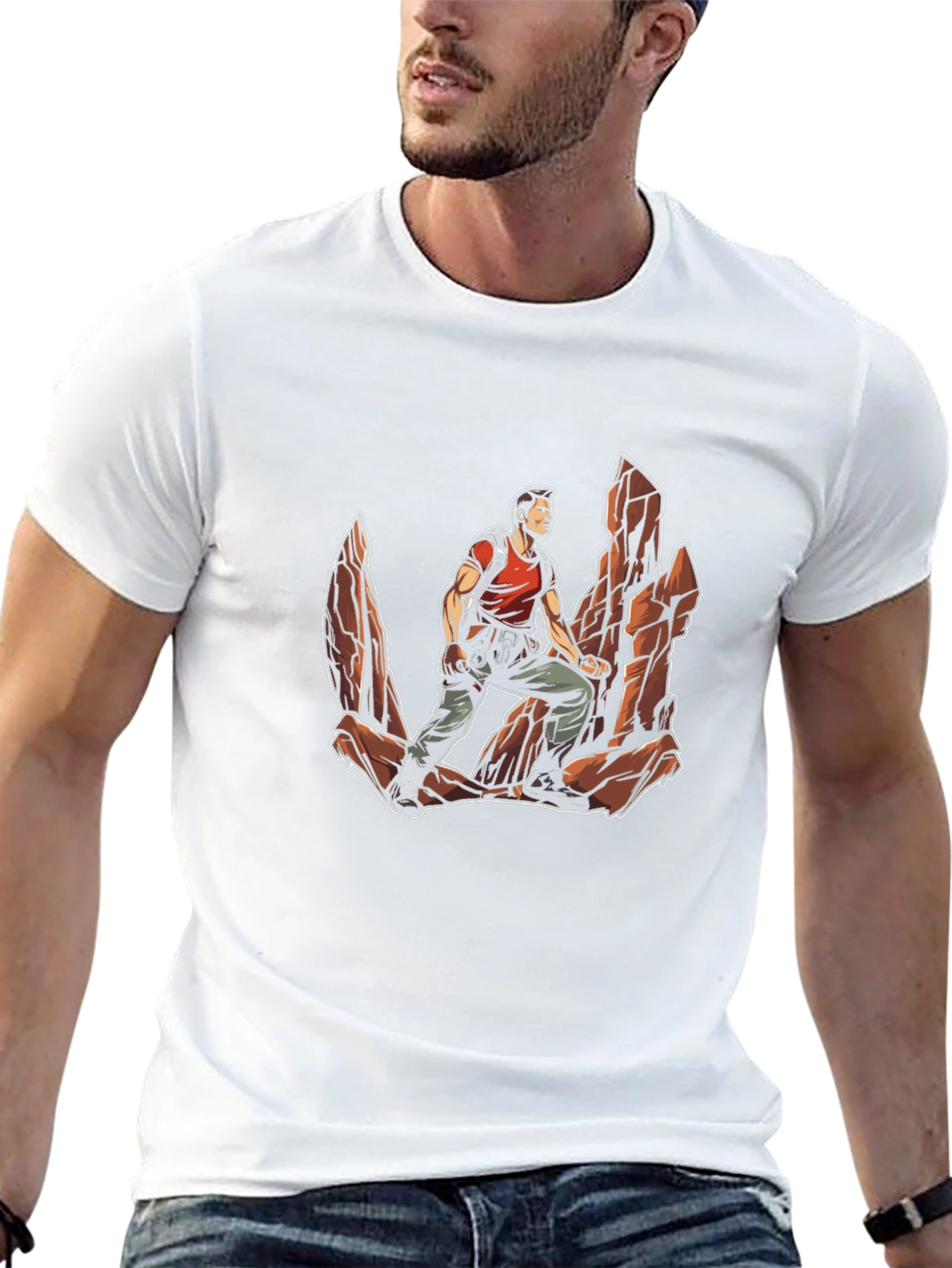 Rock Climber Graphic T-Shirt