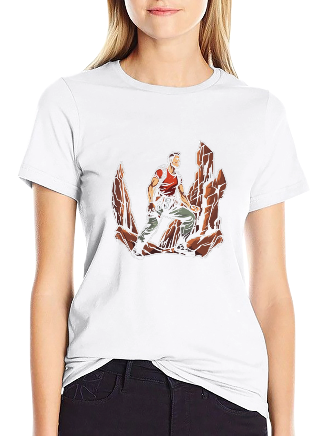 Rock Climber Graphic T-Shirt