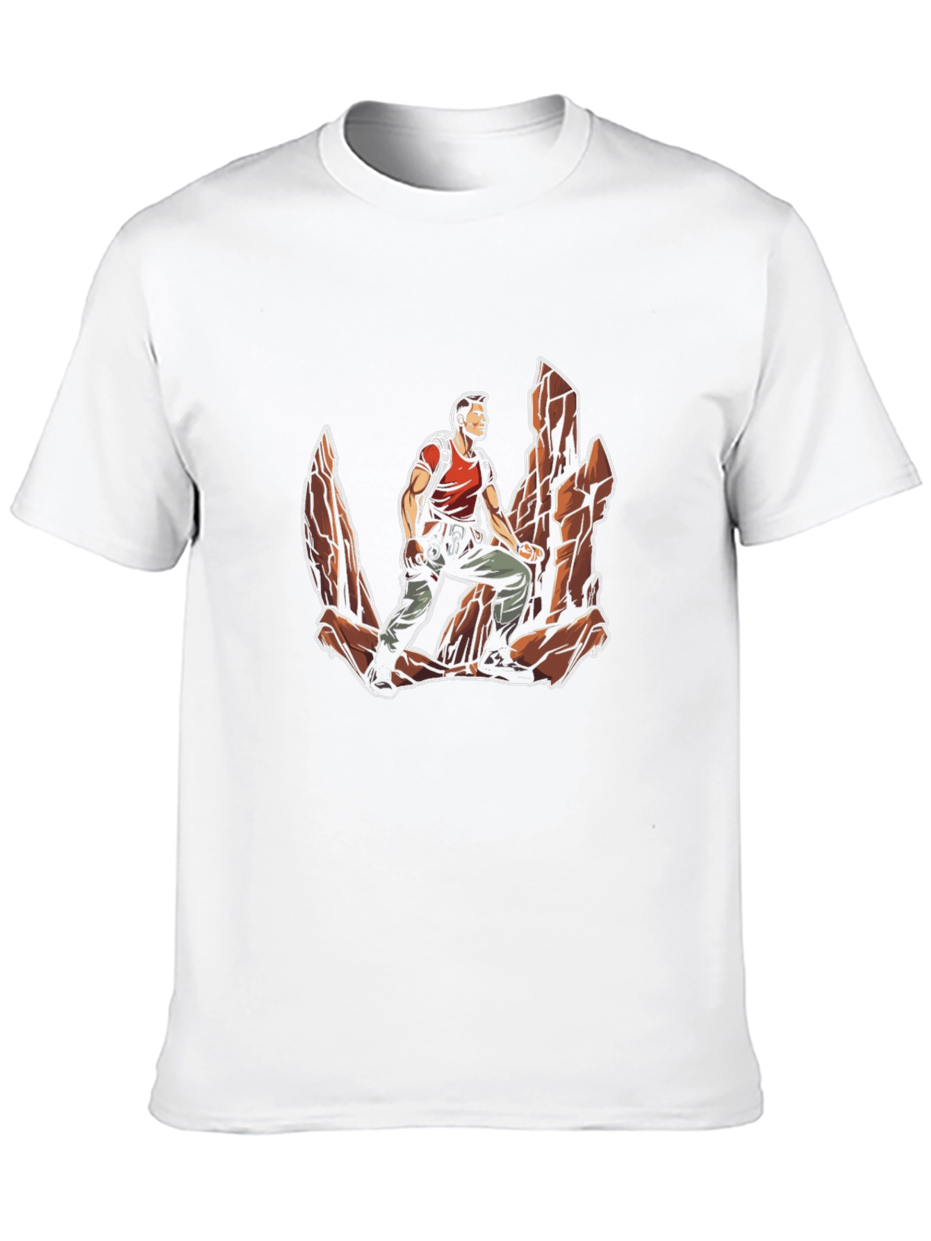 Rock Climber Graphic T-Shirt