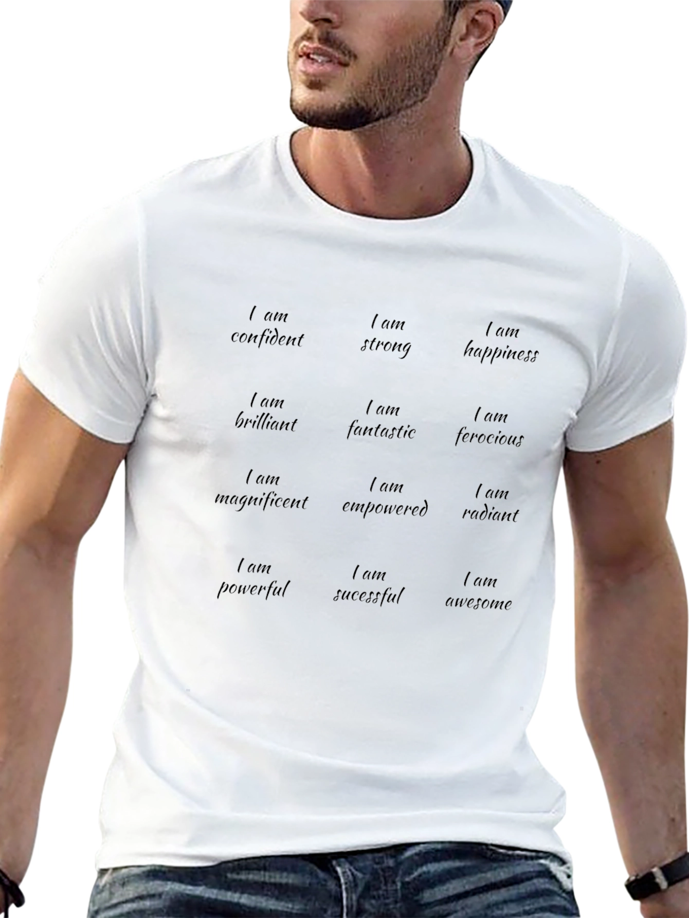 Empowerment T-Shirt: Confident Strong Awesome
