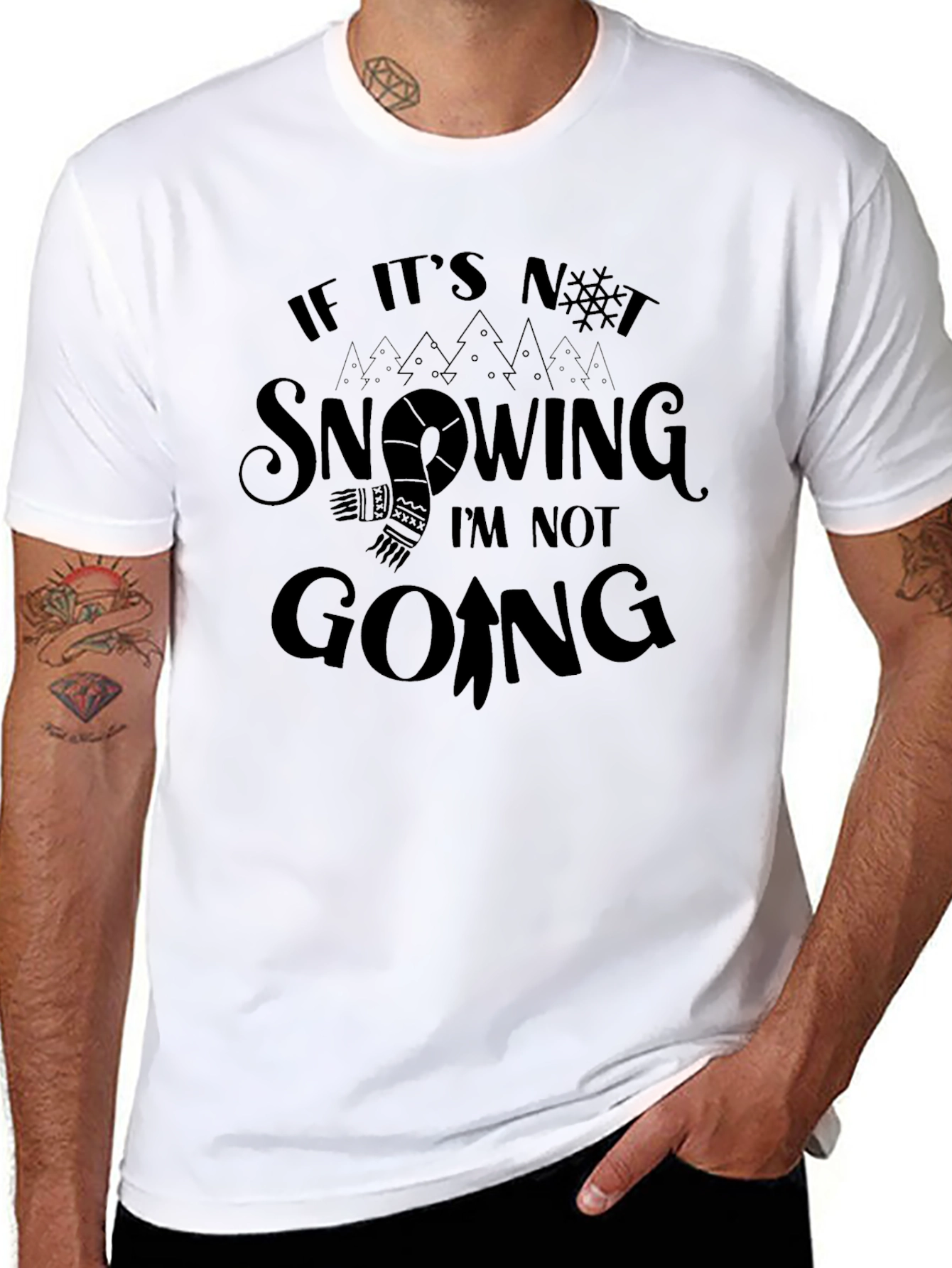Snowing T-Shirt: Holiday Novelty Tee