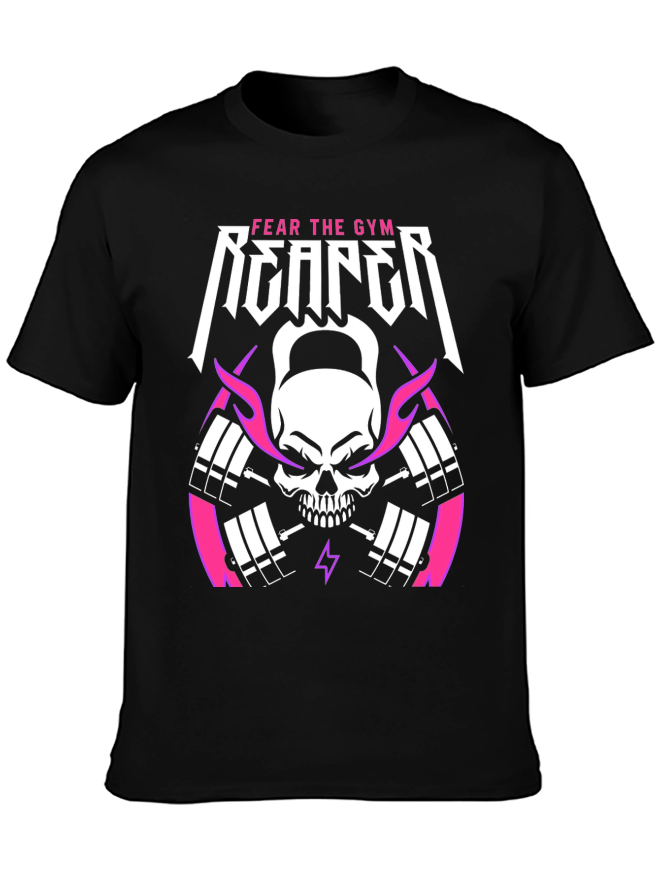 Fear the Gym Reaper T-Shirt - Fitness Graphic Tee