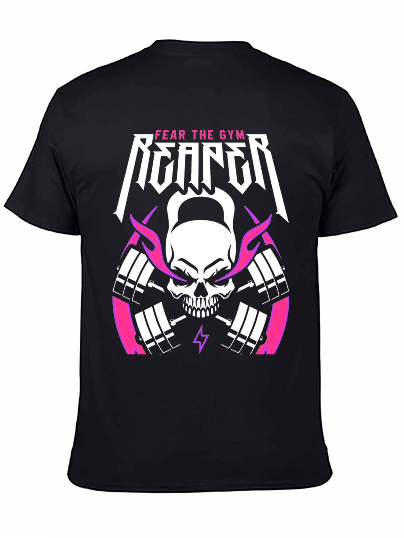 Fear the Gym Reaper T-Shirt - Fitness Graphic Tee