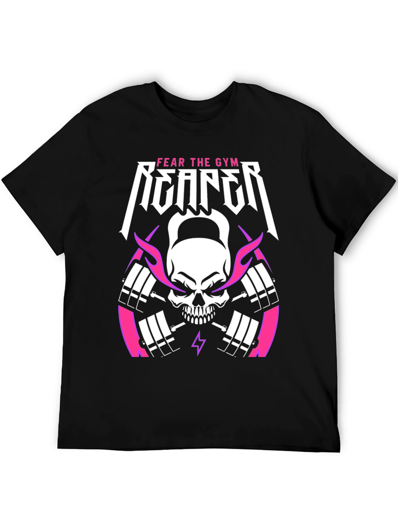 Fear the Gym Reaper T-Shirt - Fitness Graphic Tee