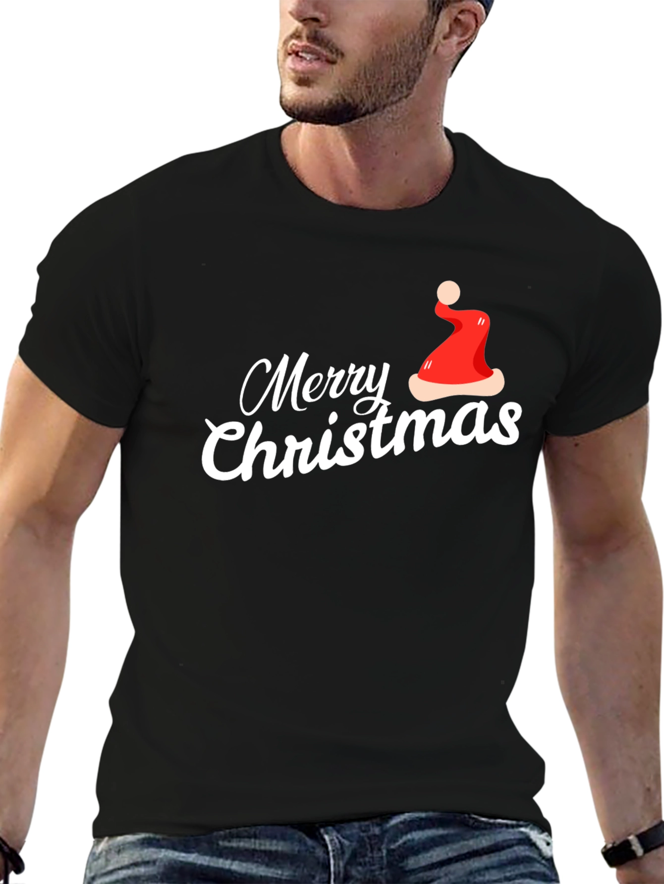 Merry Christmas Graphic Tee Holiday T-Shirt