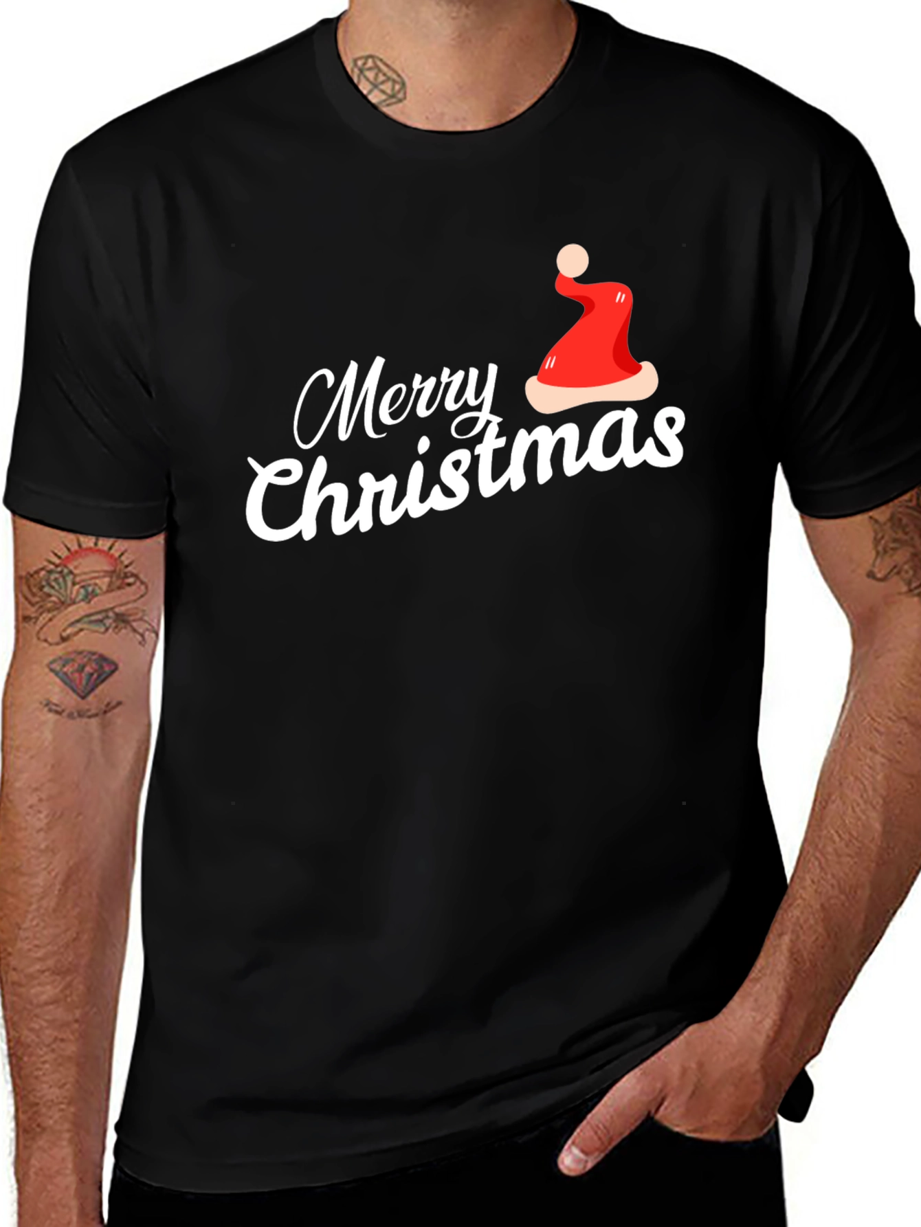 Merry Christmas Graphic Tee Holiday T-Shirt