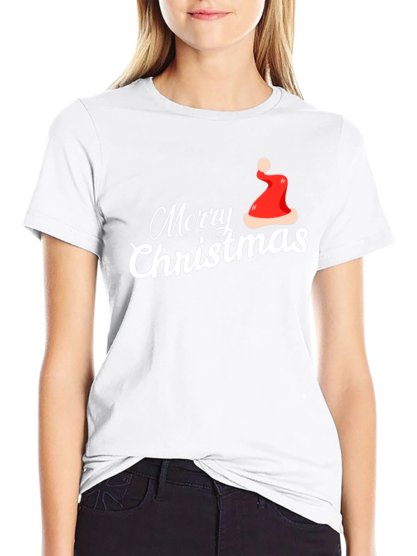 Merry Christmas Graphic Tee Holiday T-Shirt