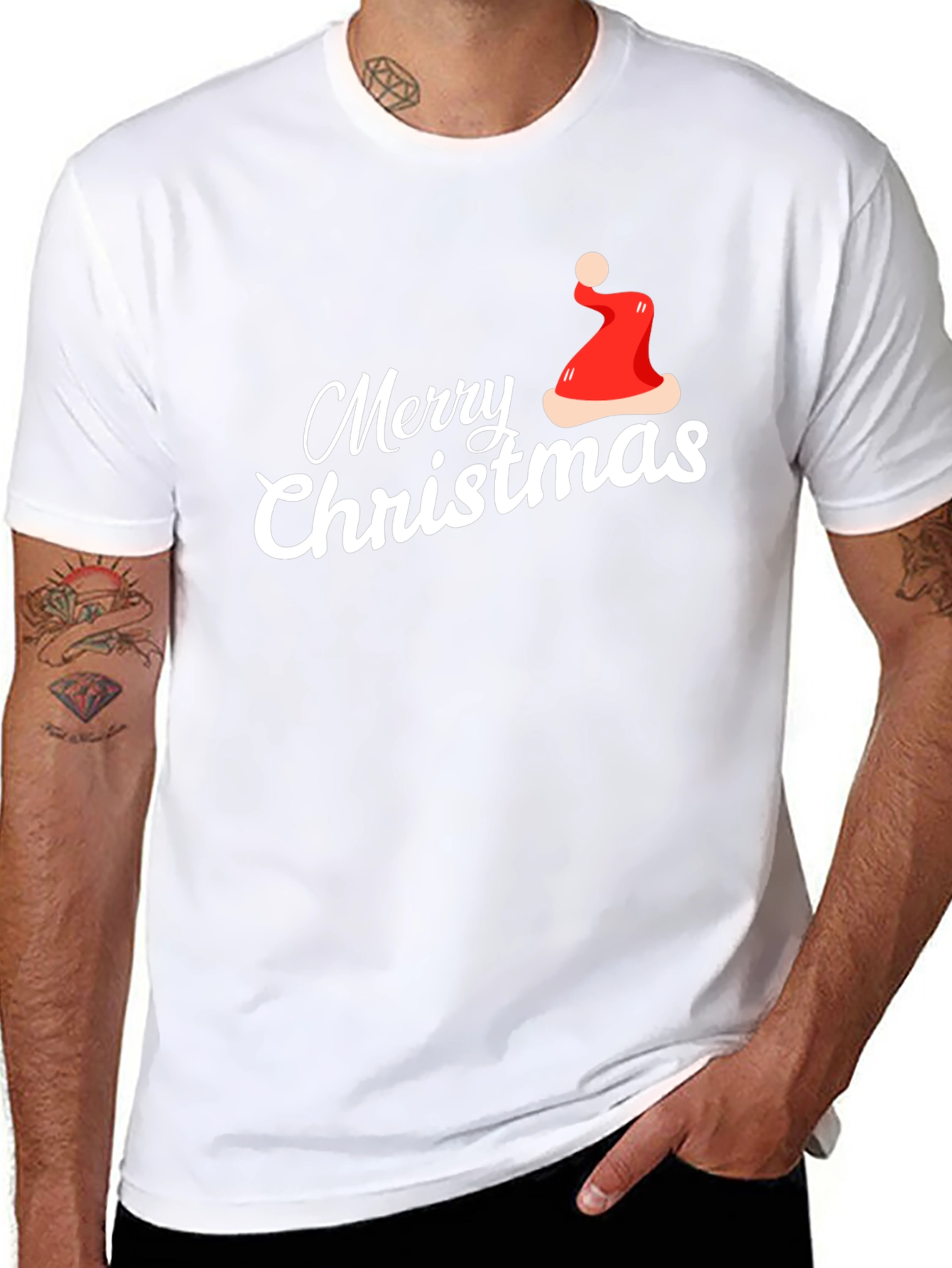 Merry Christmas Graphic Tee Holiday T-Shirt