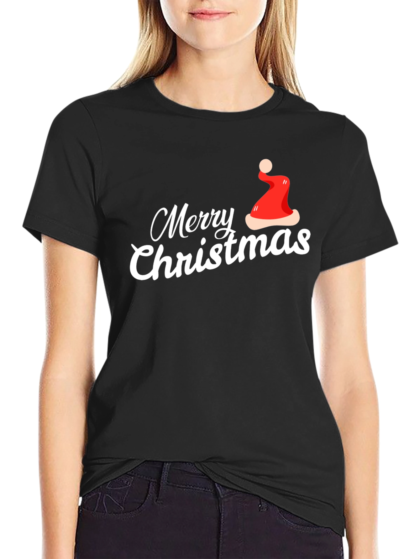 Merry Christmas Graphic Tee Holiday T-Shirt