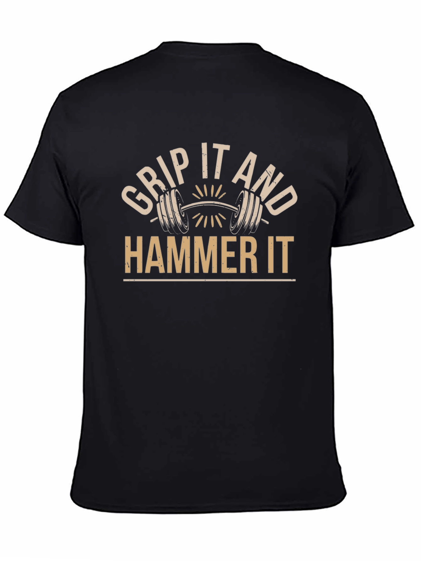 Grip It And Hammer It Black T-Shirt