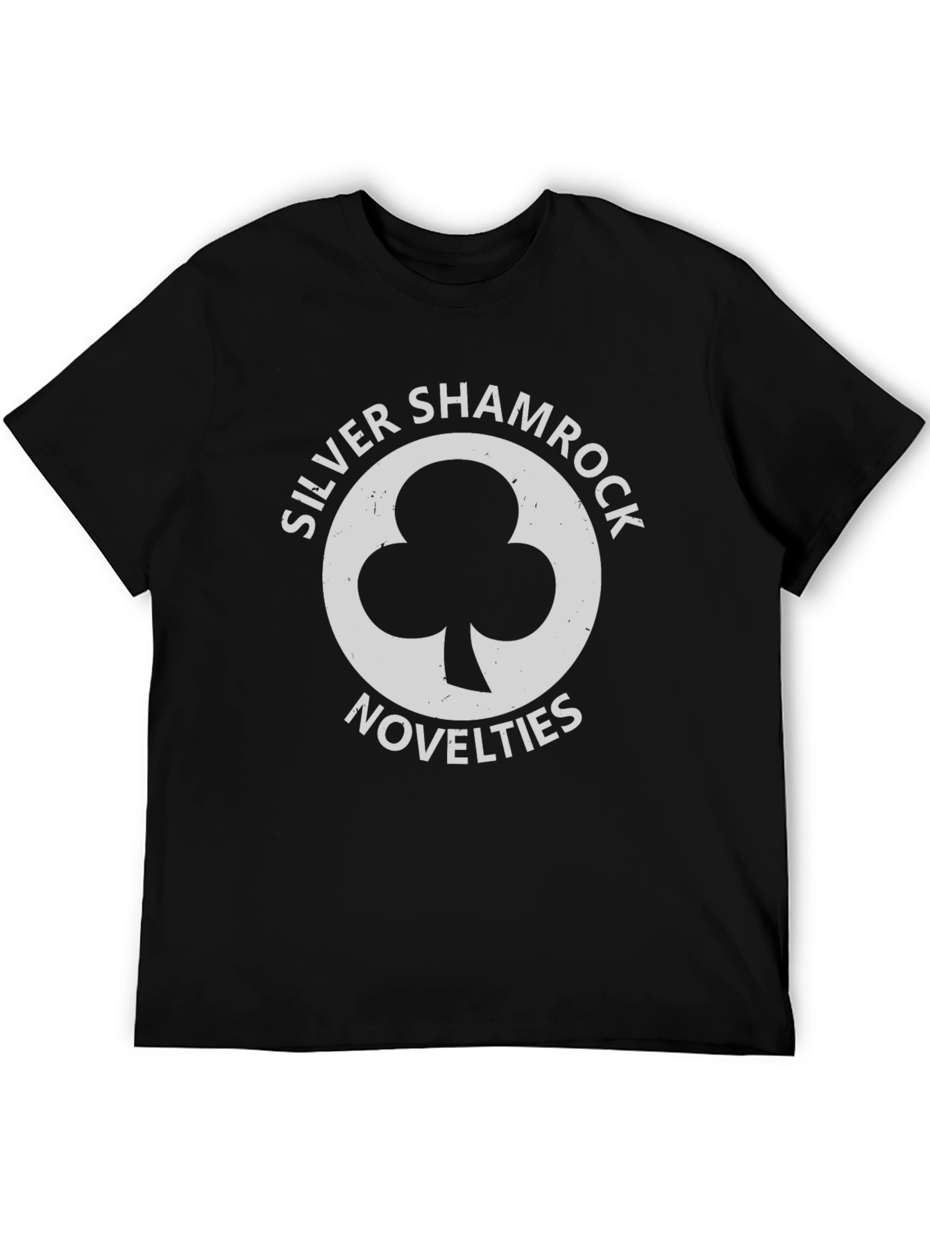 Silver Shamrock Novelties Black T-Shirt