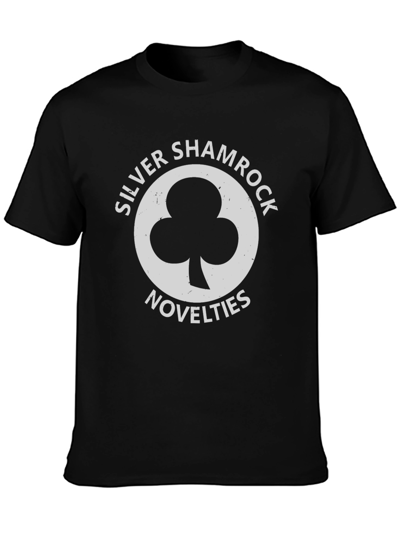 Silver Shamrock Novelties Black T-Shirt